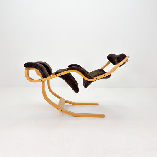 Mid-Century “Gravity” Rocking Lounge Chair by Peter Opsvik for Stokke, 1980s Norway