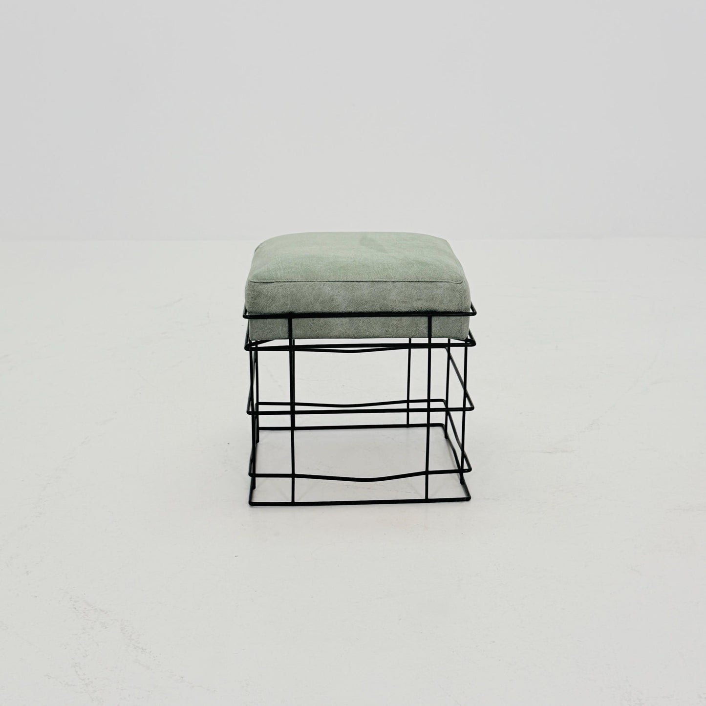 Mid Century T1 Square Wire Stool by Verner Panton – 1980s