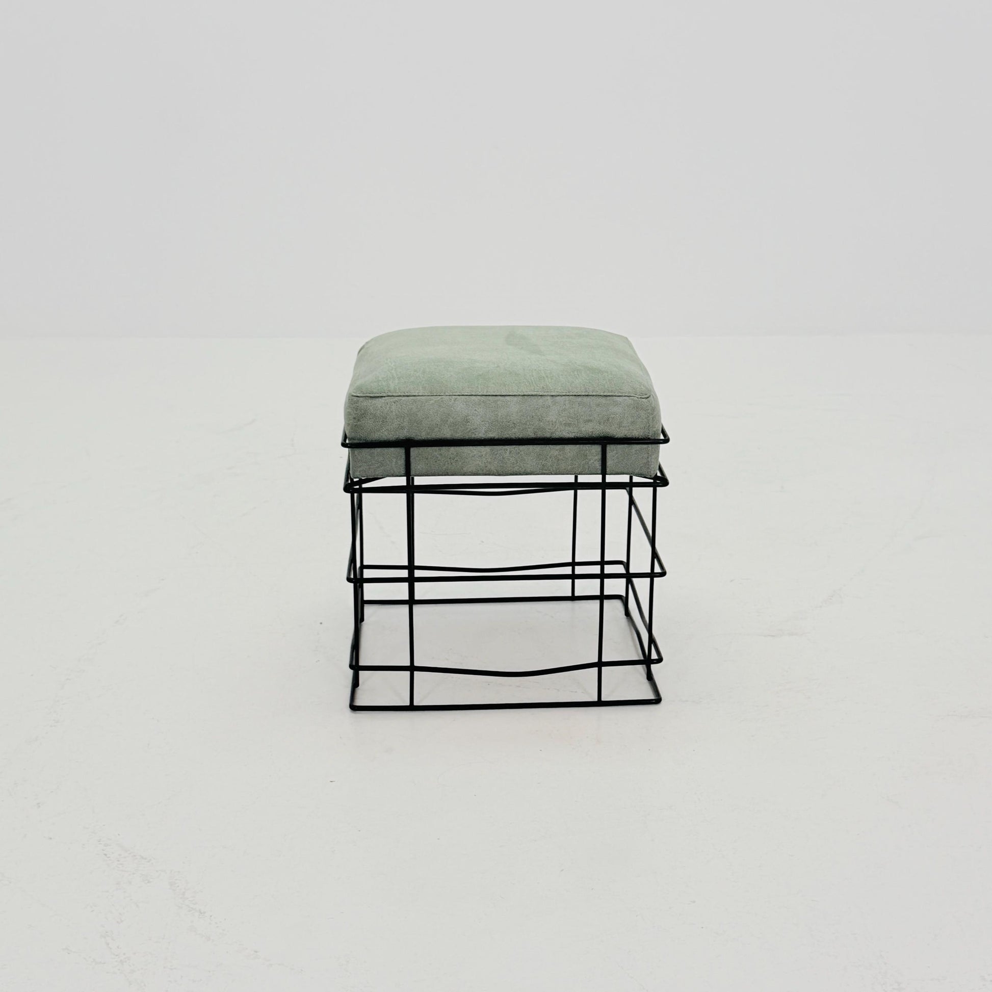 Mid Century T1 Square Wire Stool by Verner Panton – 1980s