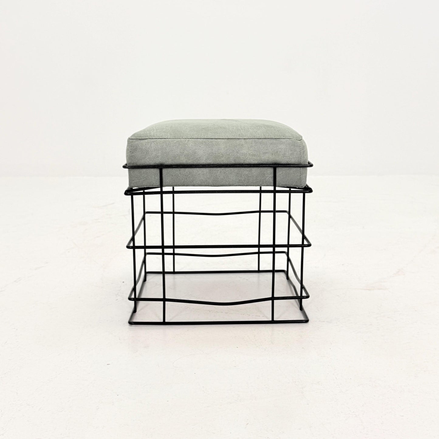 Mid Century T1 Square Wire Stool by Verner Panton – 1980s