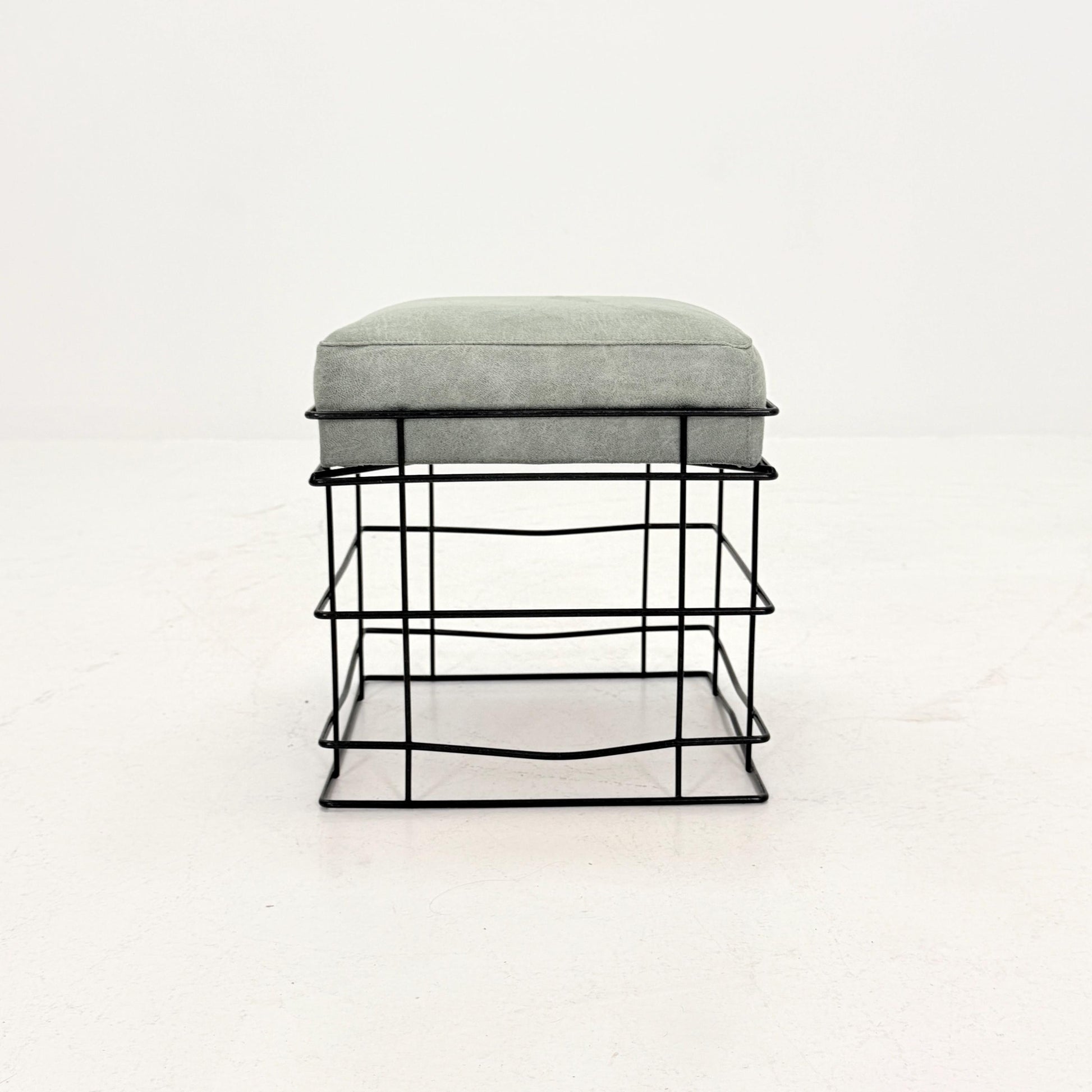 Mid Century T1 Square Wire Stool by Verner Panton – 1980s
