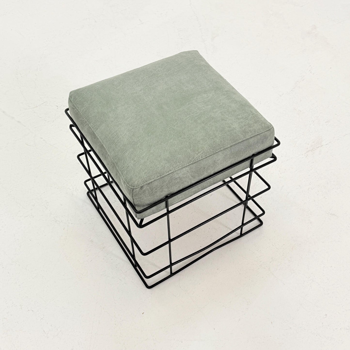 Mid Century T1 Square Wire Stool by Verner Panton – 1980s