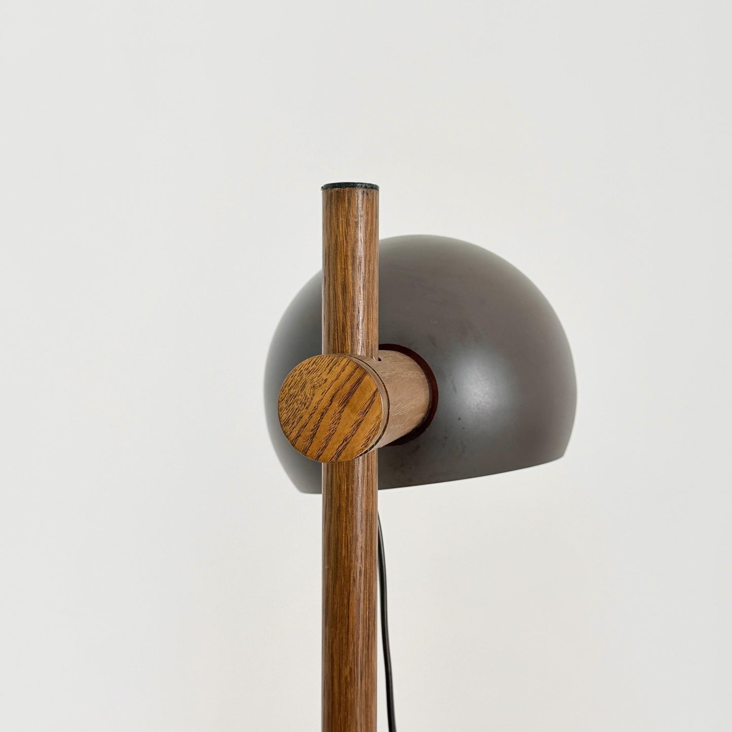 Mid Century Oak Floor Lamp by Temde Leuchten Switzerland 1960s