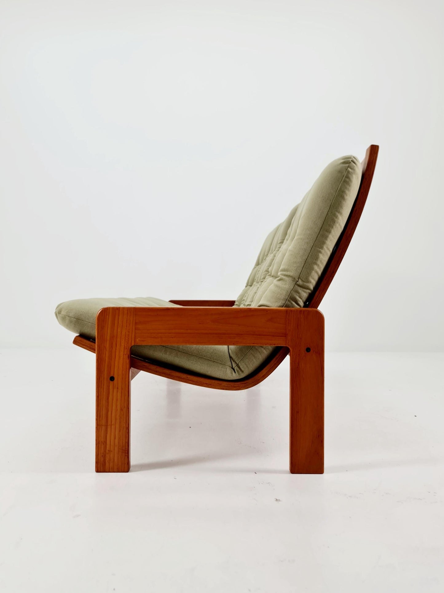 Mid-Century Modern 3-Seater Sofa by Yngve Ekström for Swedese – Newly Upholstered