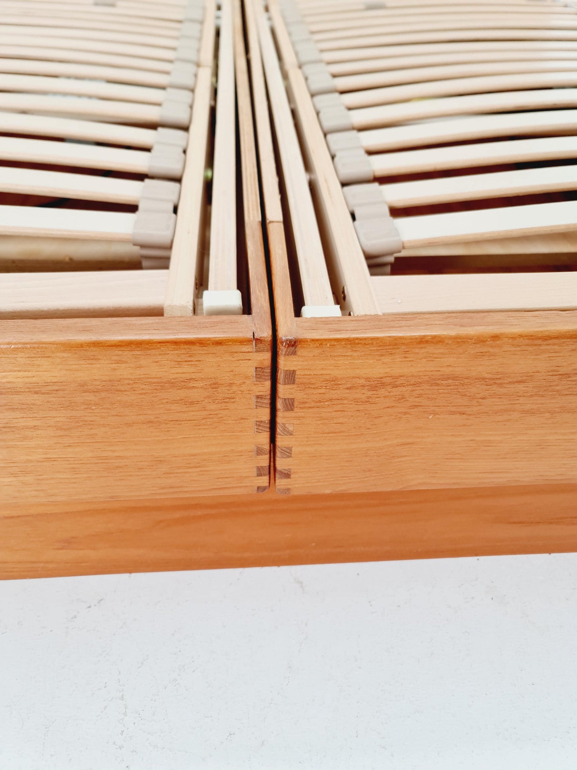 Exquisite Mid-Century Modern Danish Teak double Bed King Size 1970s