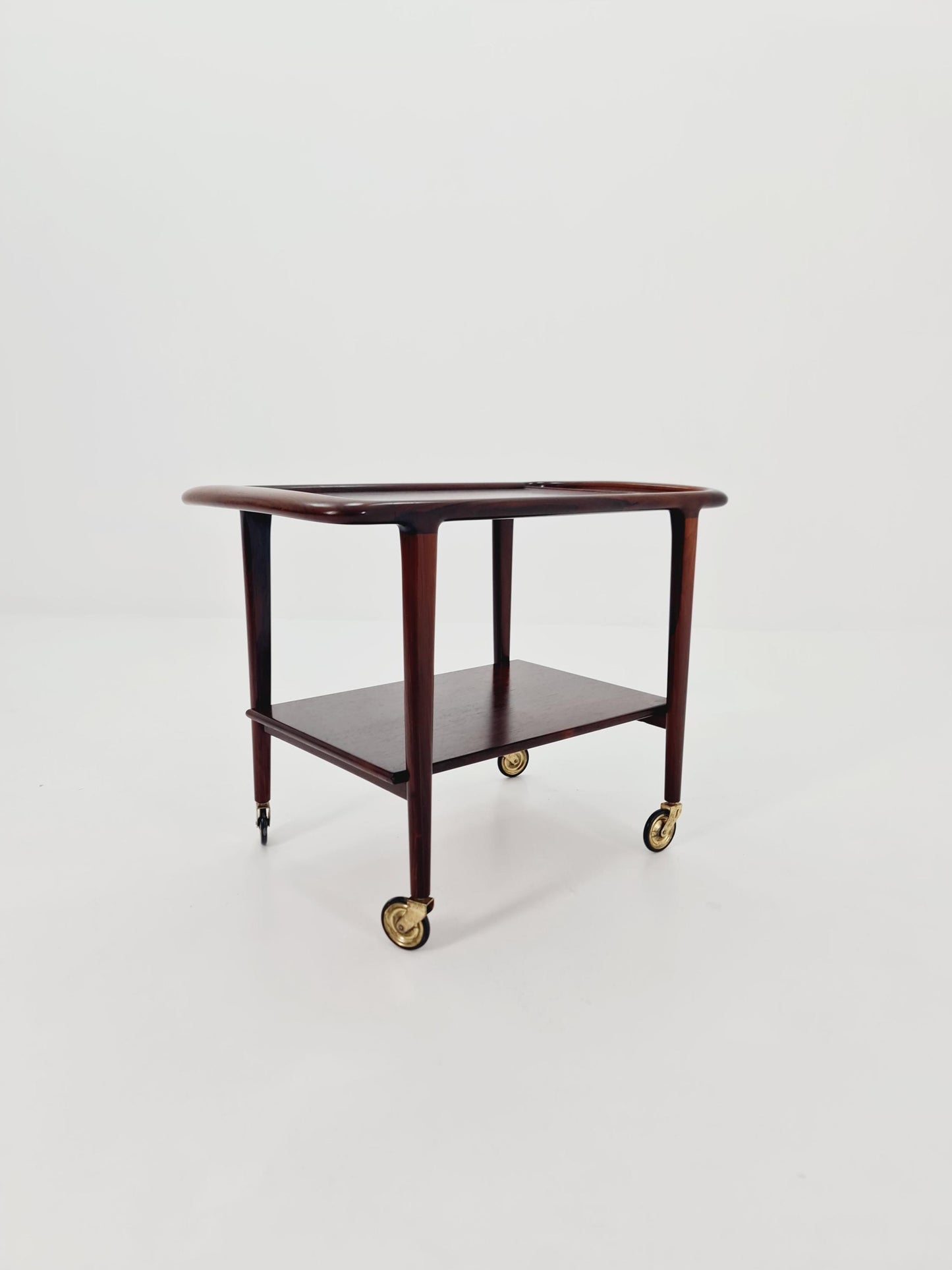 Rare Vintage mid century danish trolly in Rosewood / bar cart By Niels Otto Møller , 1960s