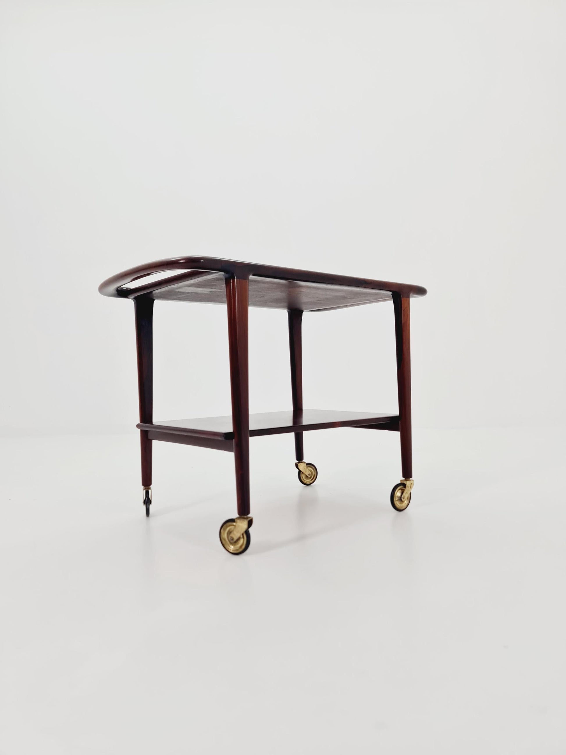 Rare Vintage mid century danish trolly in Rosewood / bar cart By Niels Otto Møller , 1960s