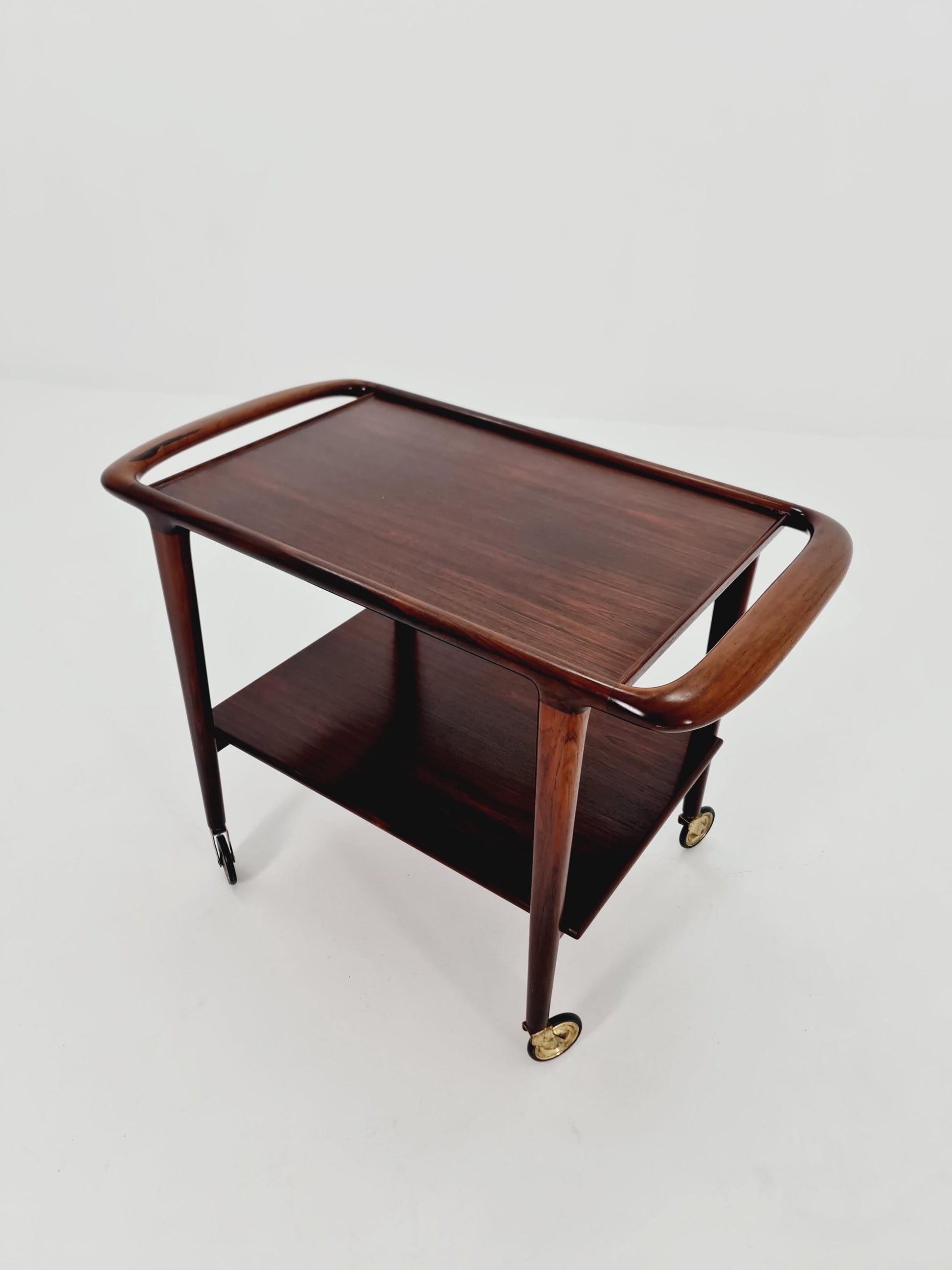 Rare Vintage mid century danish trolly in Rosewood / bar cart By Niels Otto Møller , 1960s