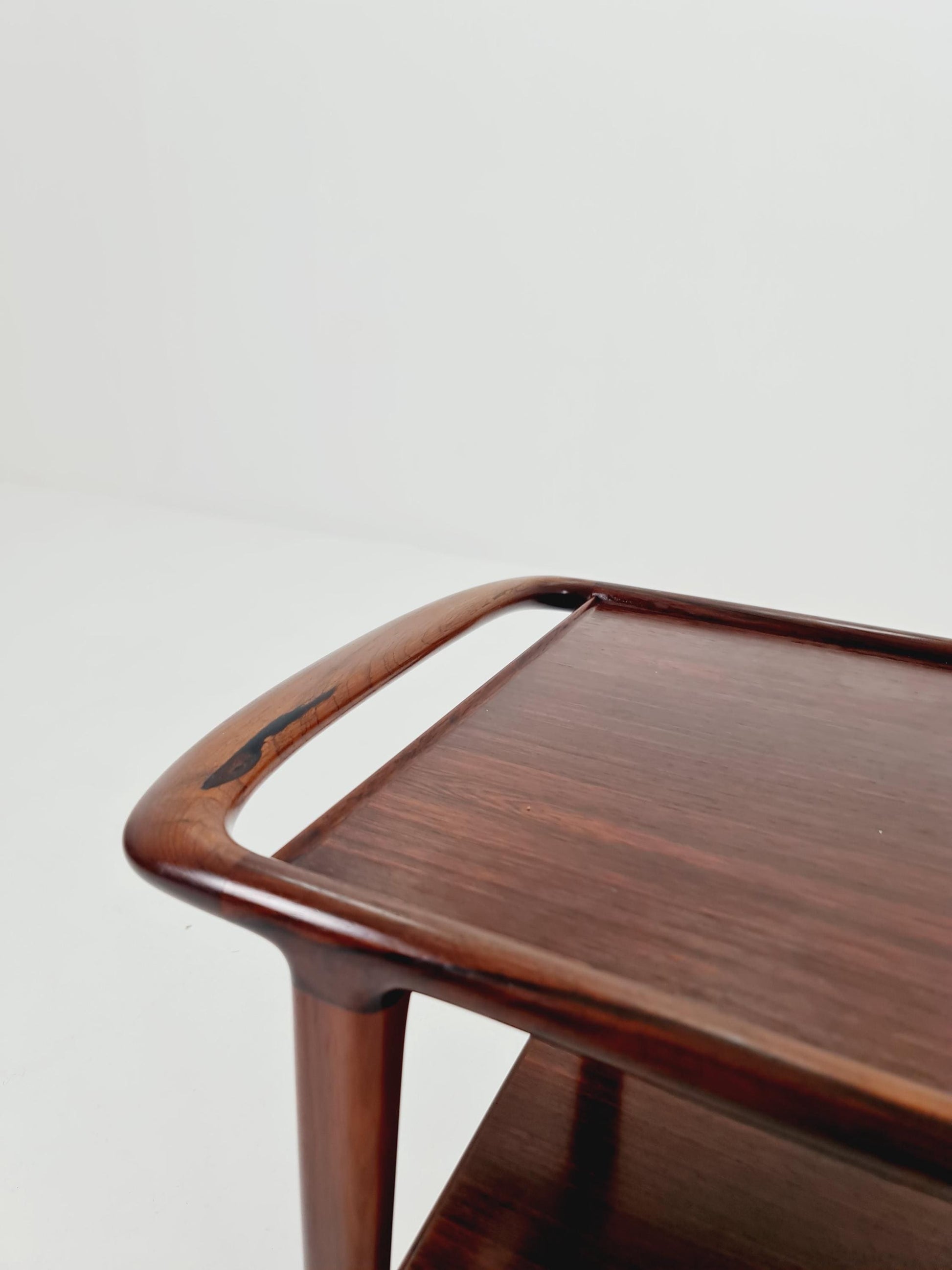 Rare Vintage mid century danish trolly in Rosewood / bar cart By Niels Otto Møller , 1960s