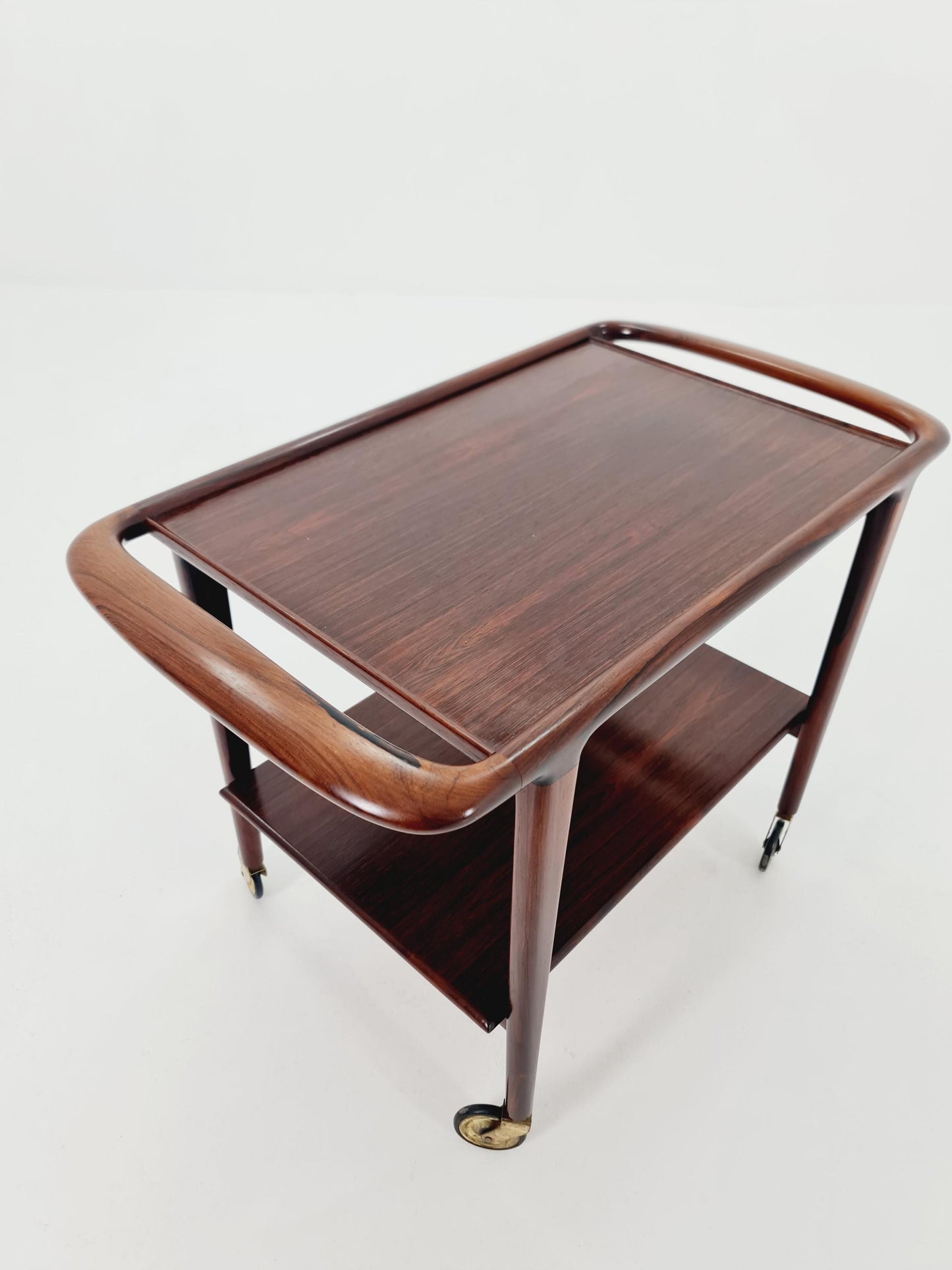 Rare Vintage mid century danish trolly in Rosewood / bar cart By Niels Otto Møller , 1960s