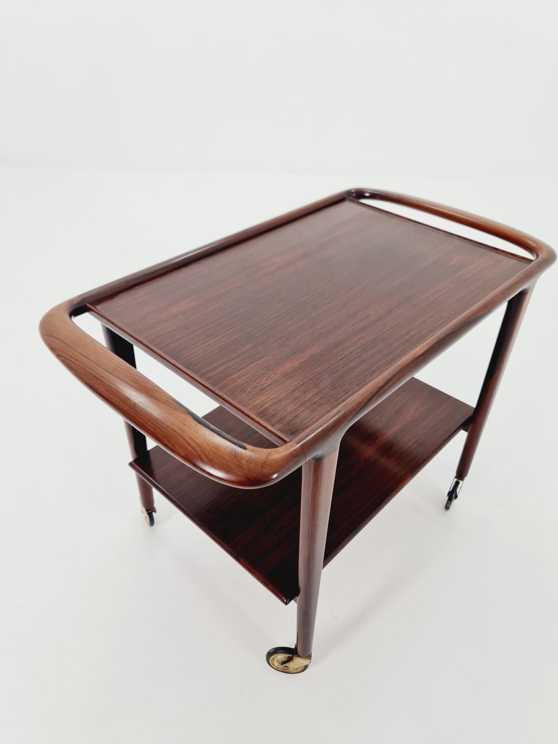 Rare Vintage mid century danish trolly in Rosewood / bar cart By Niels Otto Møller , 1960s