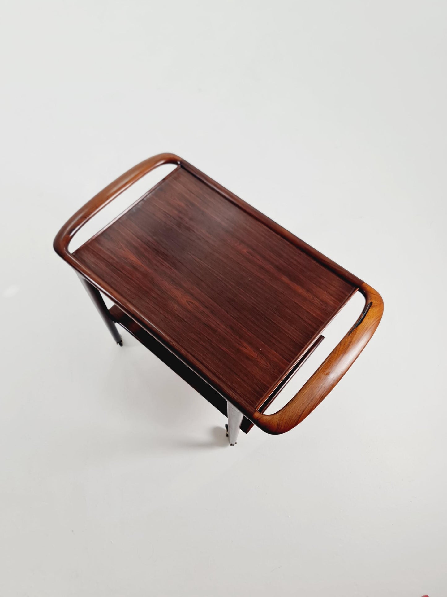 Rare Vintage mid century danish trolly in Rosewood / bar cart By Niels Otto Møller , 1960s