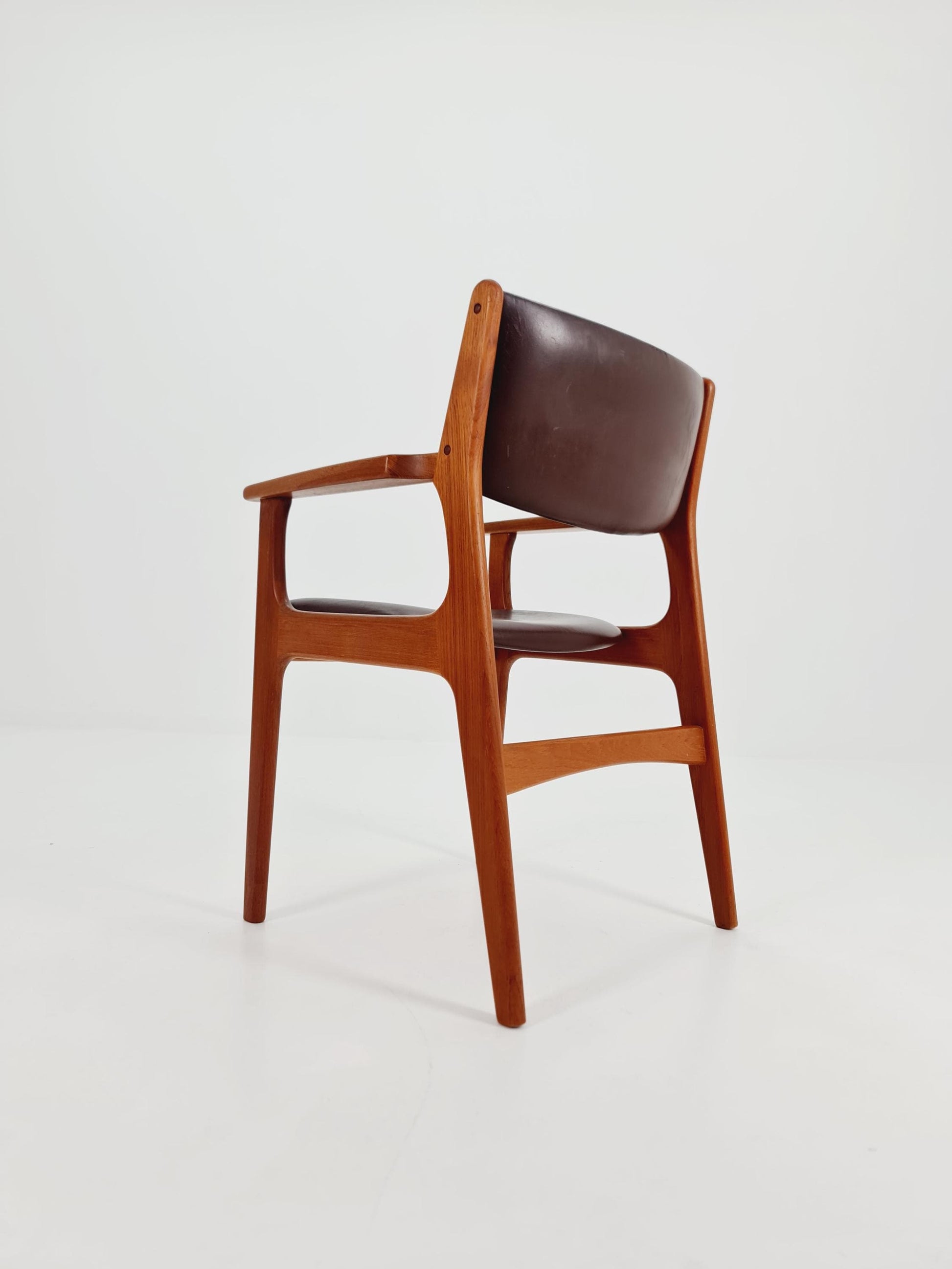 Danish Rare Teak Armchair By Erik Buch for Orum , 1960s