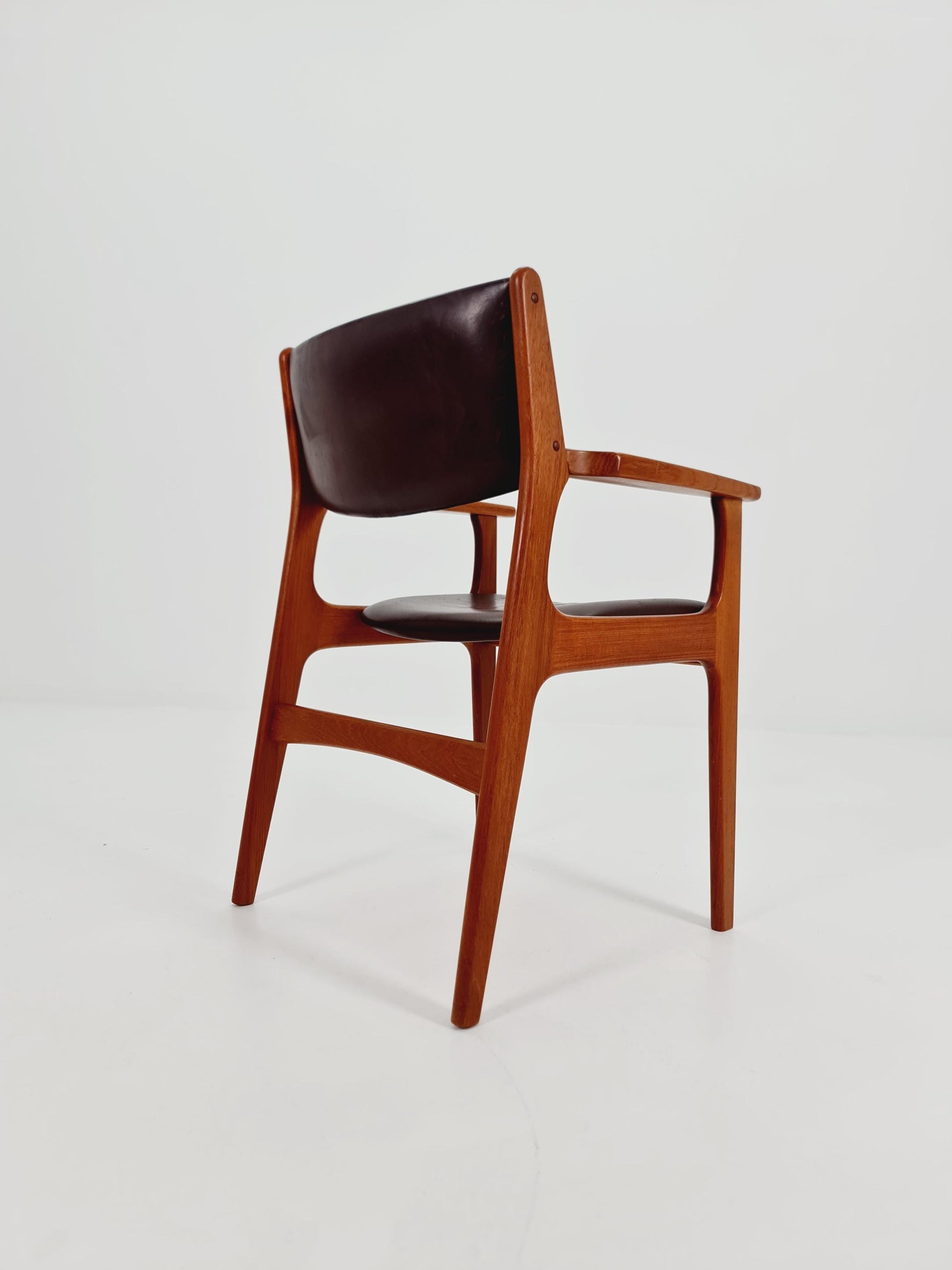 Danish Rare Teak Armchair By Erik Buch for Orum , 1960s