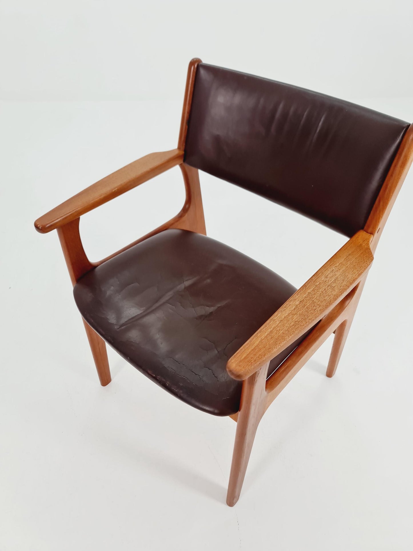 Danish Rare Teak Armchair By Erik Buch for Orum , 1960s