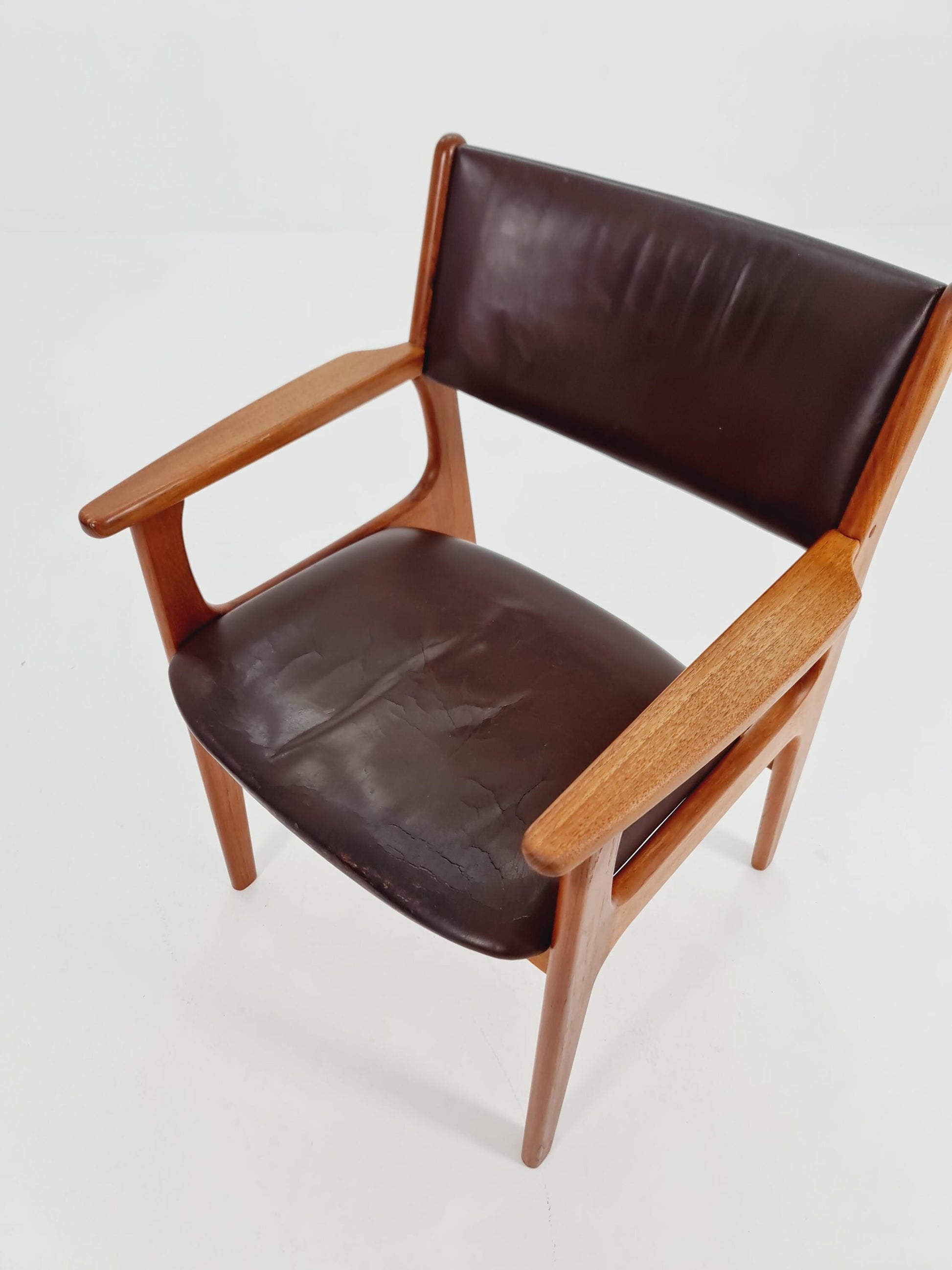 Danish Rare Teak Armchair By Erik Buch for Orum , 1960s
