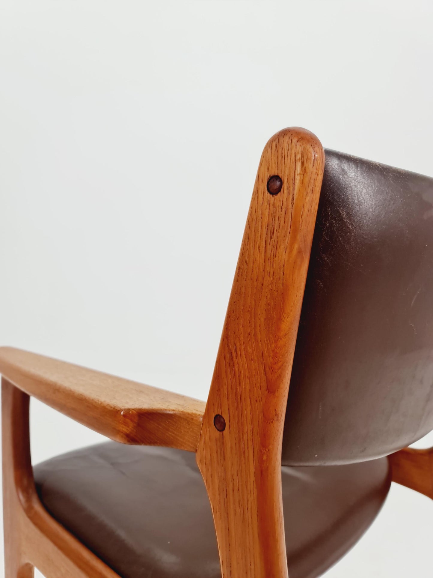 Danish Rare Teak Armchair By Erik Buch for Orum , 1960s