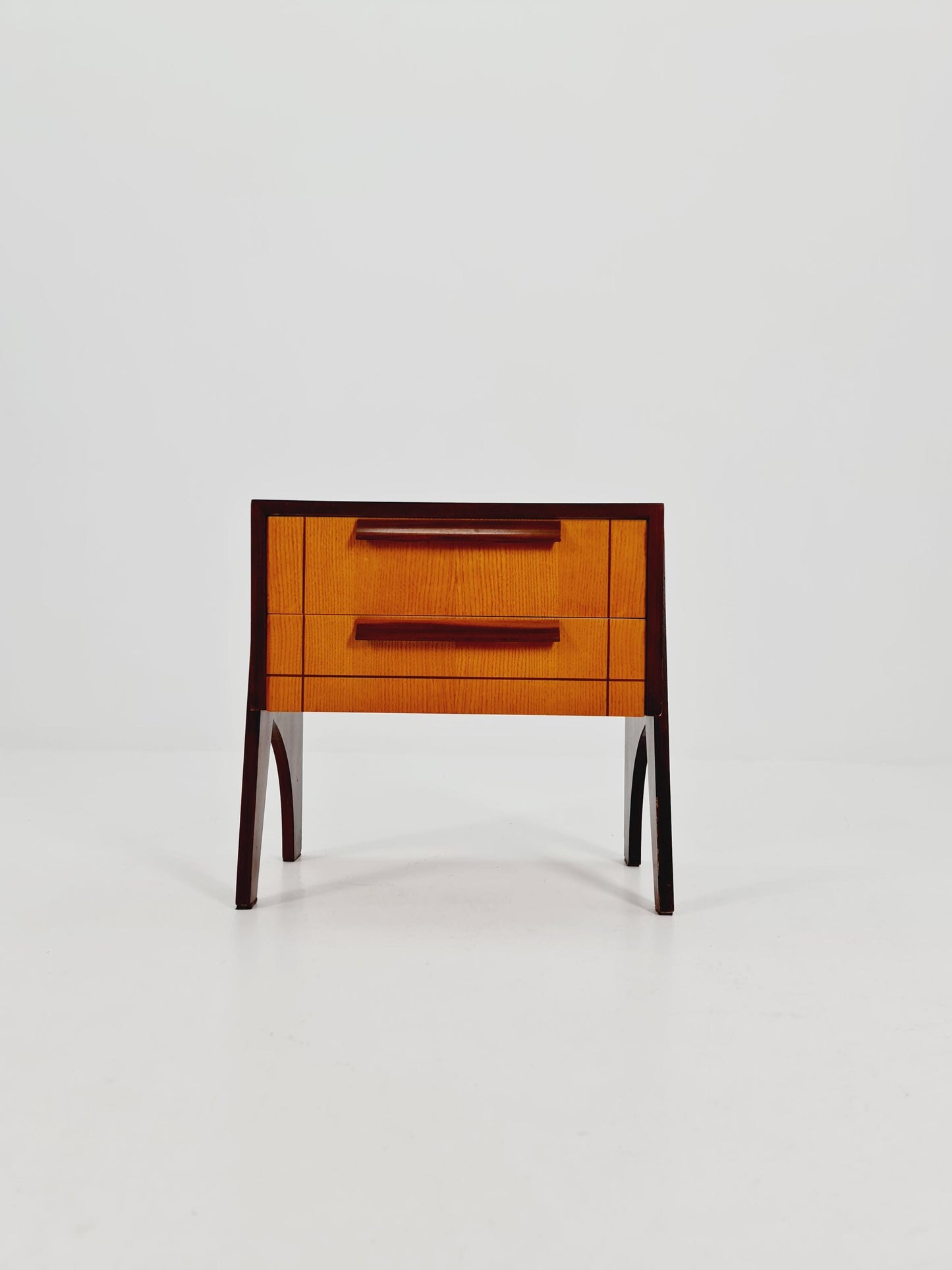 Midcentury German teak Side table/ Bedside table, 1960s