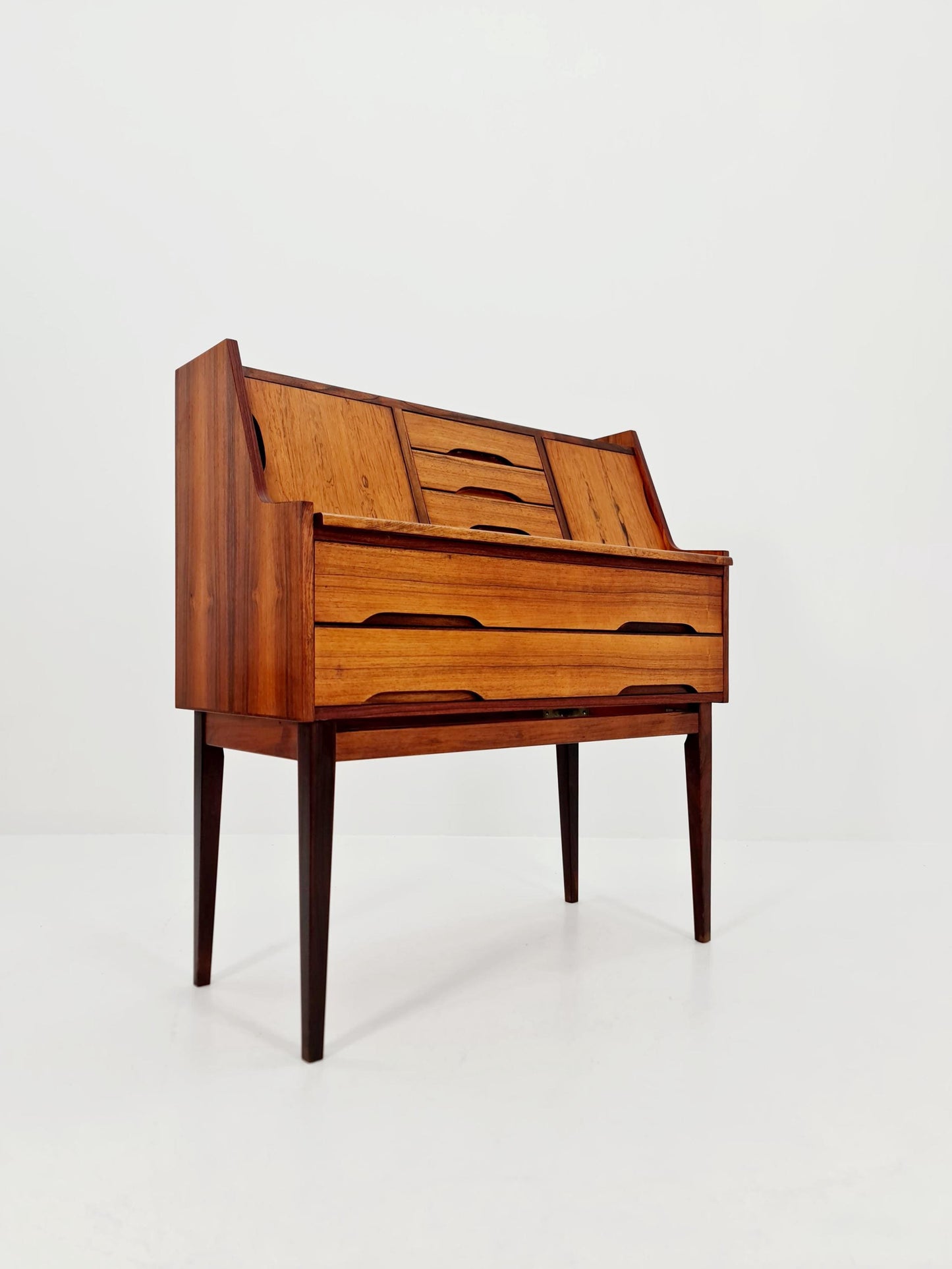 Super Rare Midcentury Secretary Desk Rosewood , Denmark, 1960's