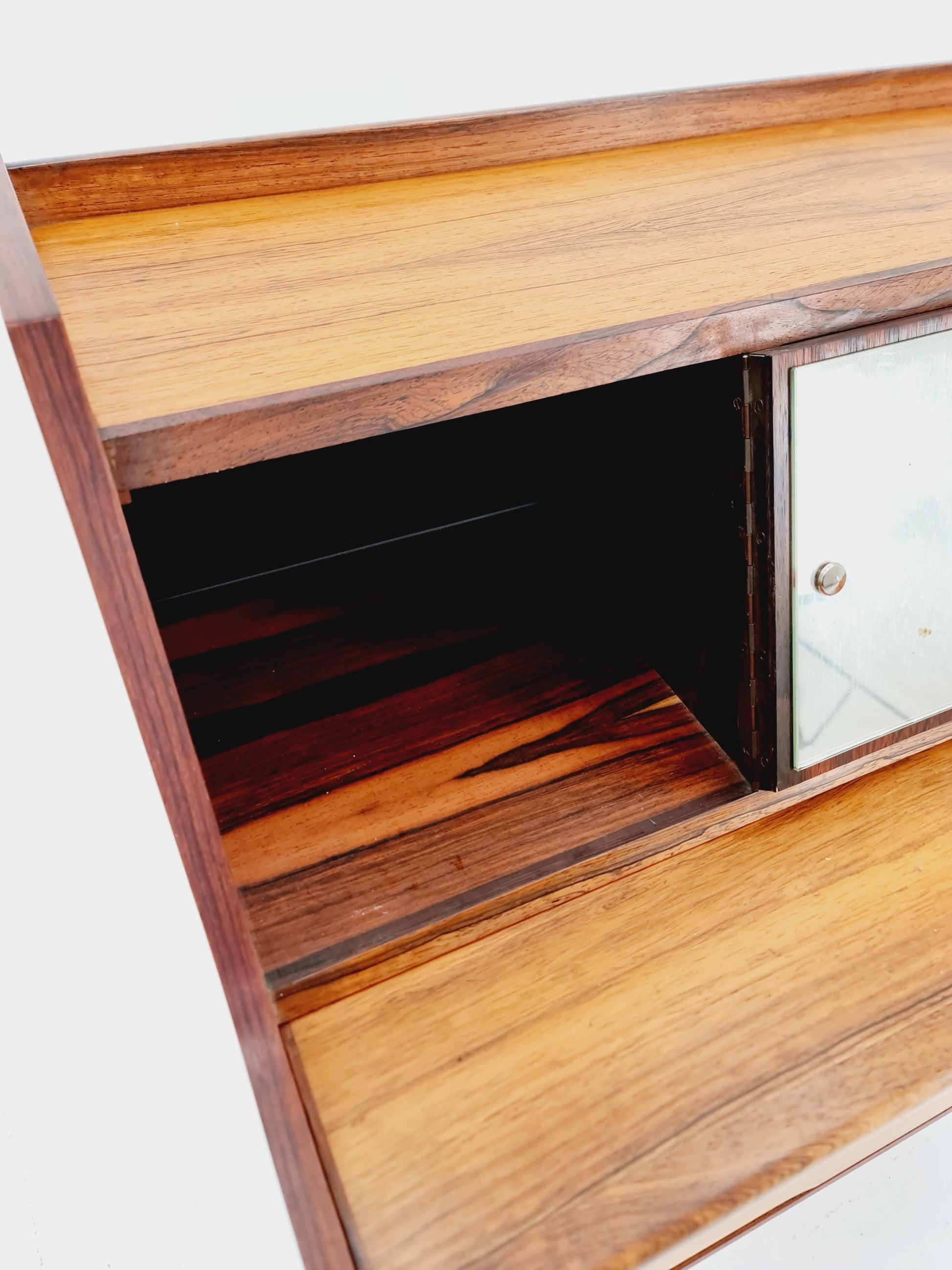 Super Rare Midcentury Secretary Desk Rosewood , Denmark, 1960's
