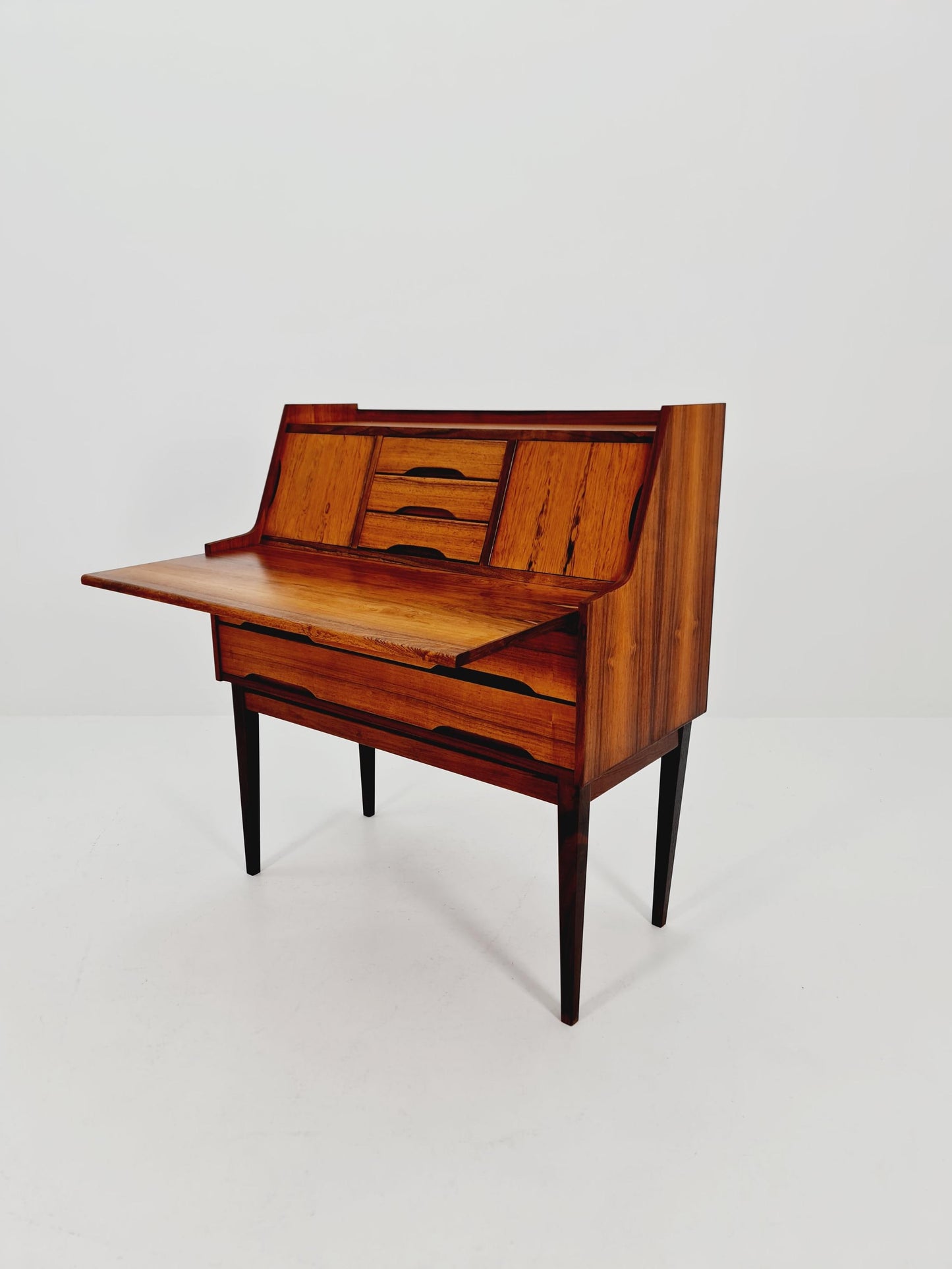Super Rare Midcentury Secretary Desk Rosewood , Denmark, 1960's