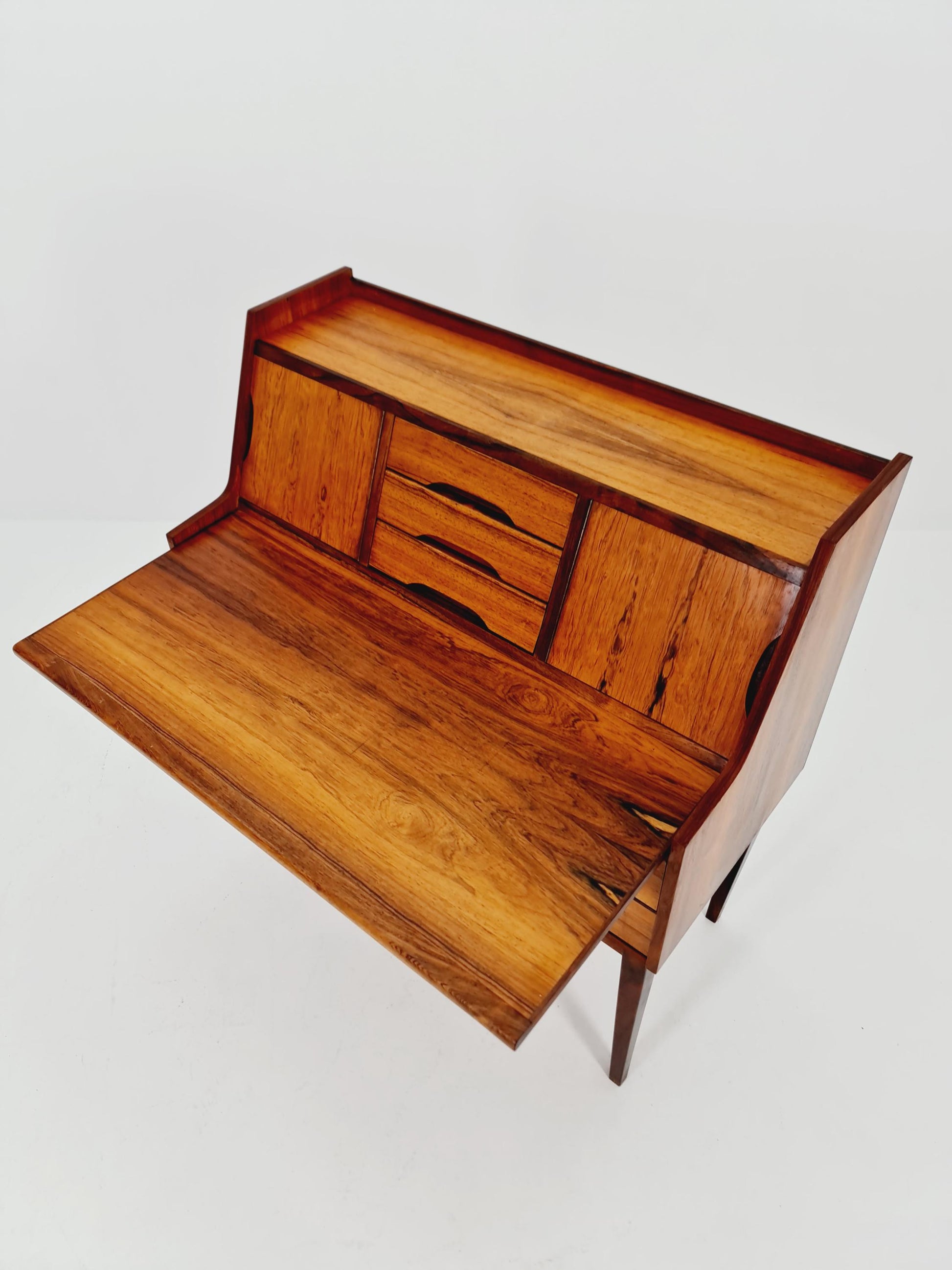 Super Rare Midcentury Secretary Desk Rosewood , Denmark, 1960's