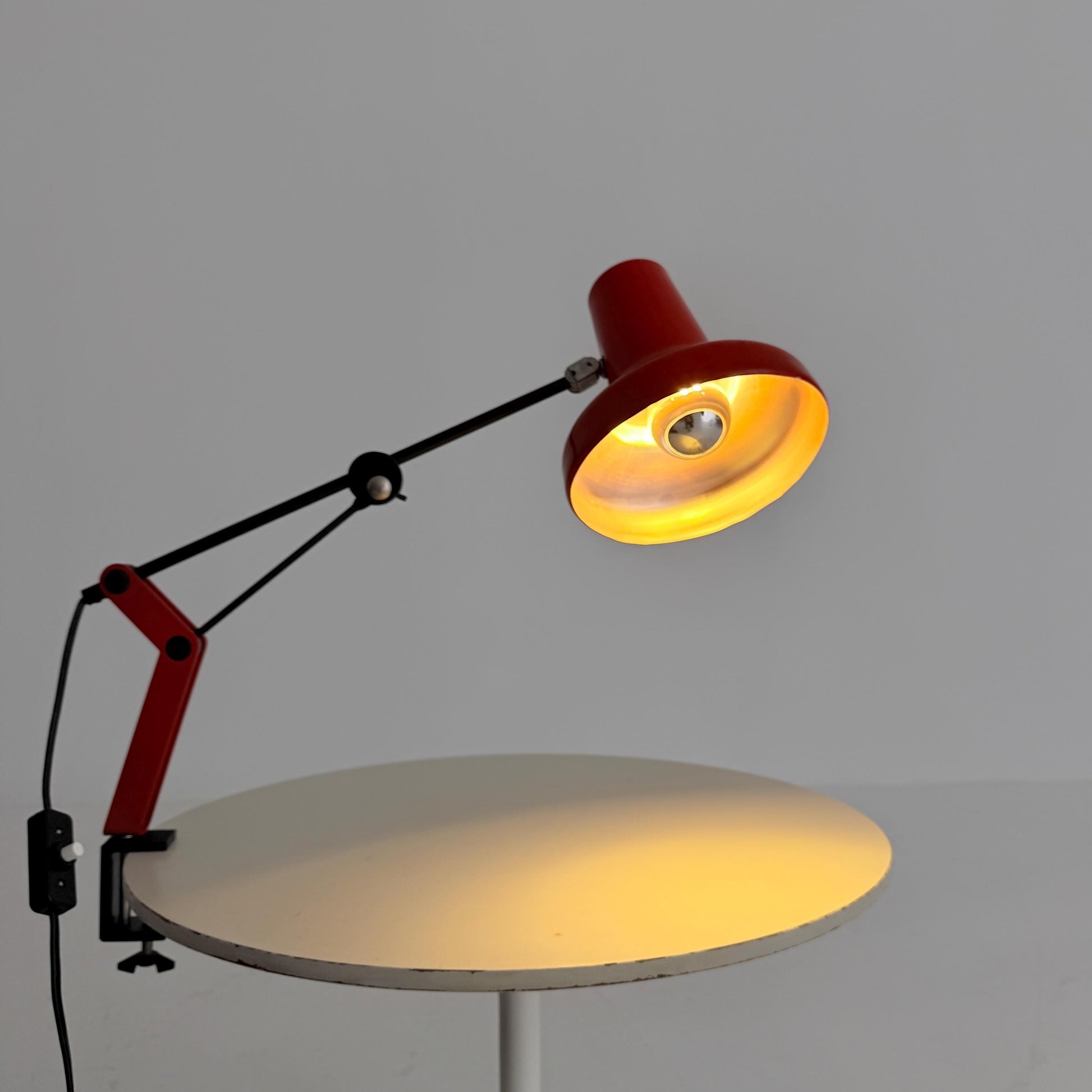 Mid Century Original IKEA Model 1063 Clamp Desk Lamp 1980s Sweden