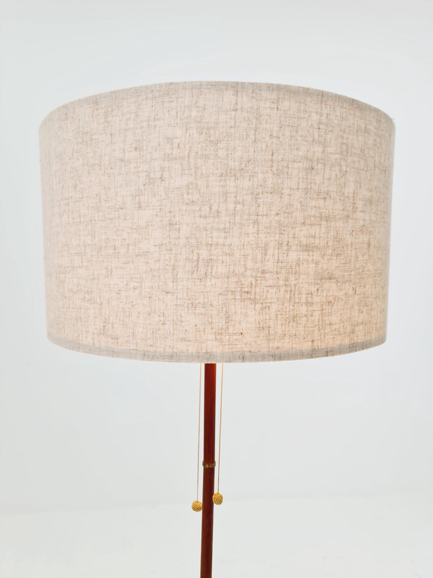 Rare Tripod Mid century German floor lamp Brass 1960s