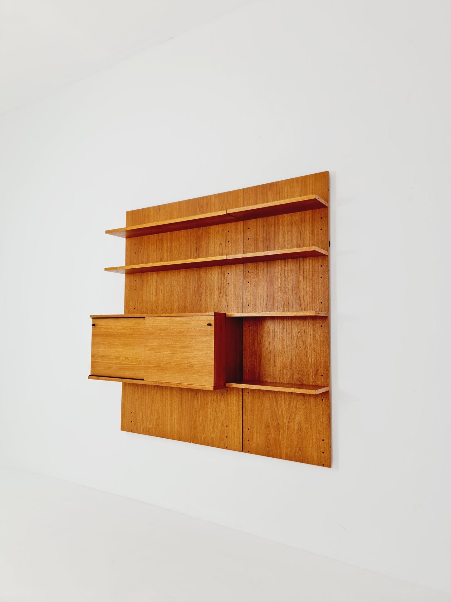 Rare German shelf-system by Günter Renkel for Rego Twen in Teak 1950s