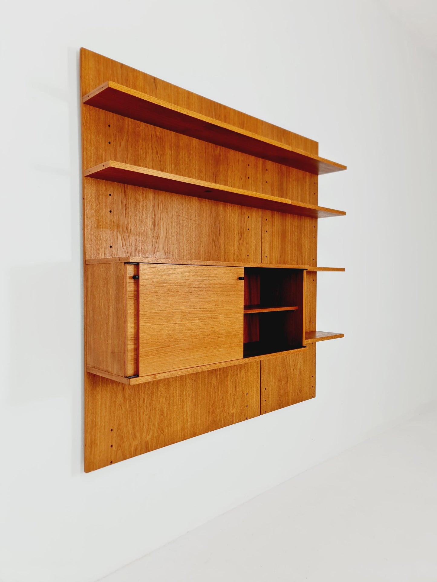 Rare German shelf-system by Günter Renkel for Rego Twen in Teak 1950s