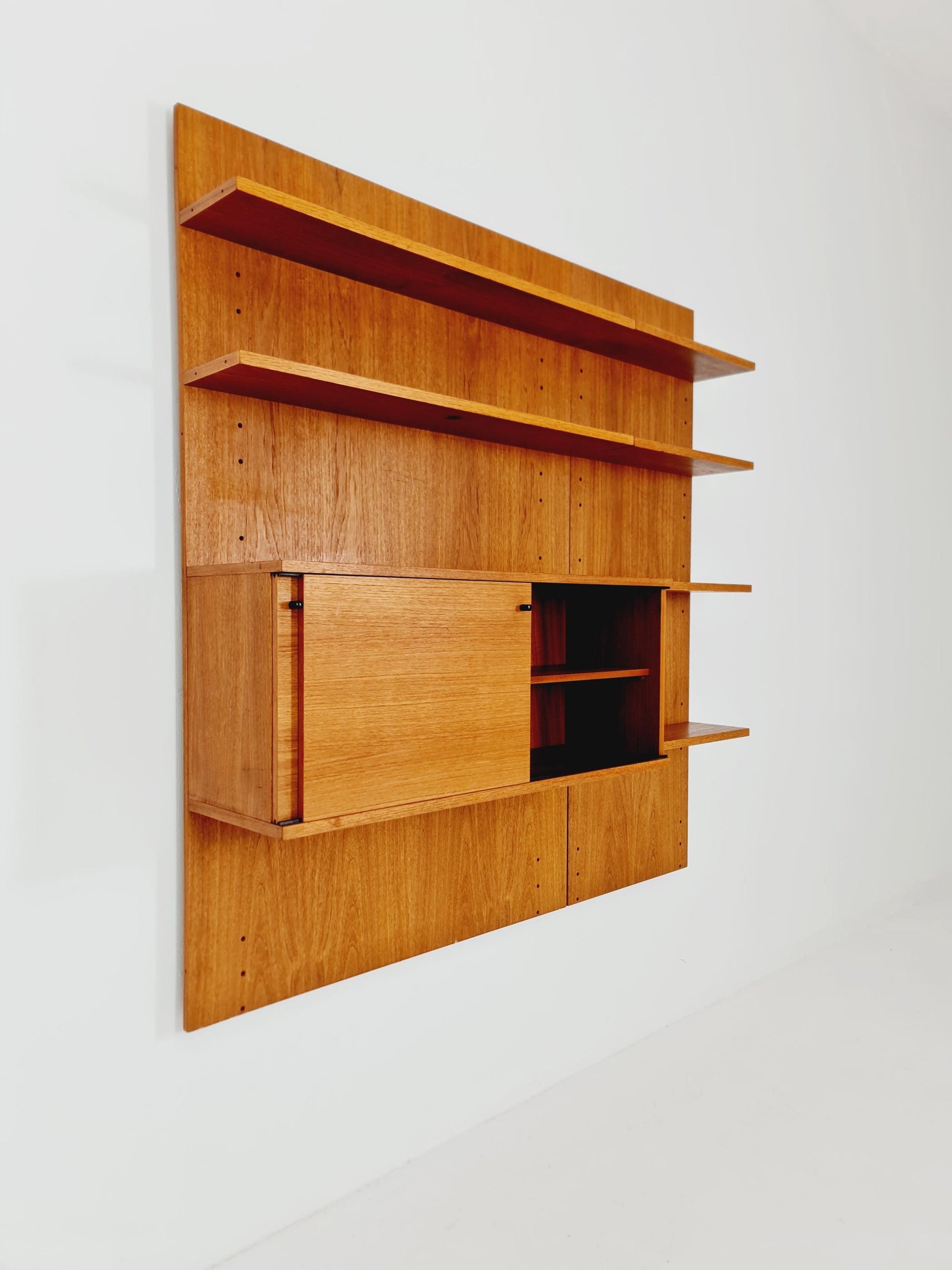 Rare German shelf-system by Günter Renkel for Rego Twen in Teak 1950s