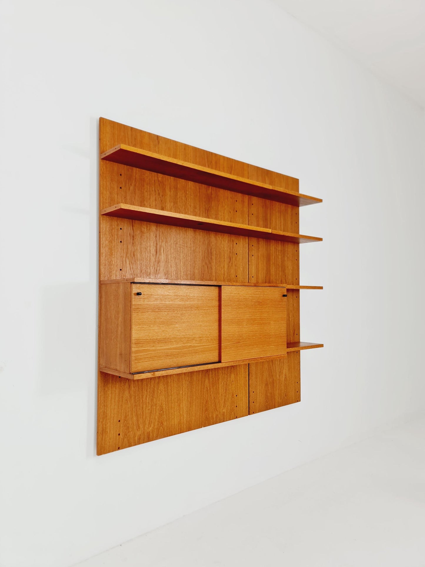 Rare German shelf-system by Günter Renkel for Rego Twen in Teak 1950s