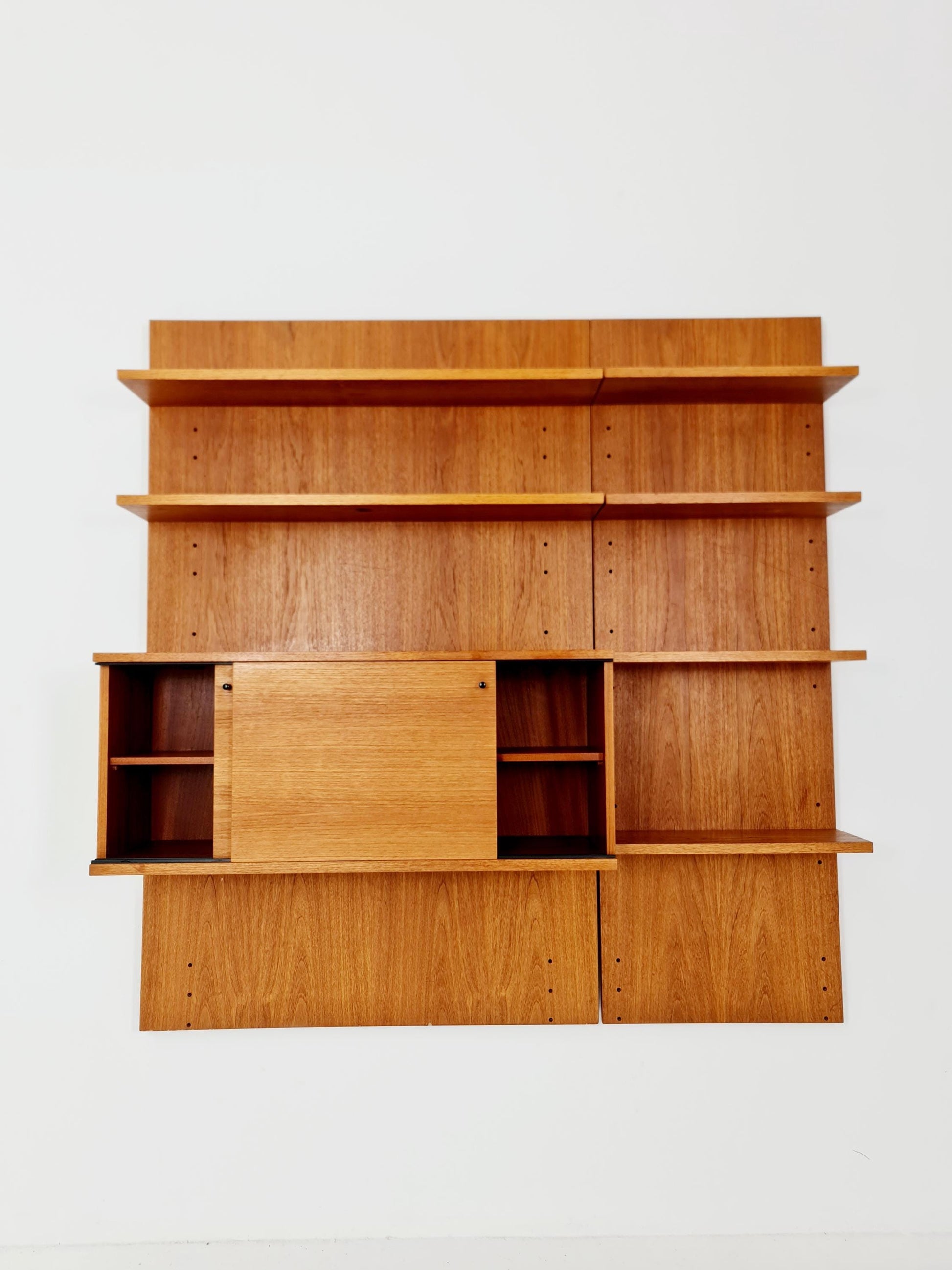 Rare German shelf-system by Günter Renkel for Rego Twen in Teak 1950s