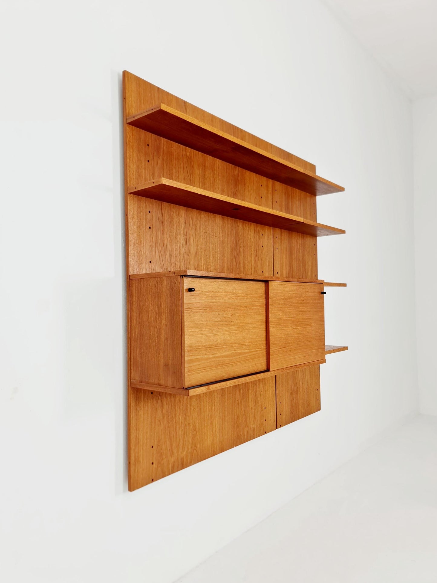 Rare German shelf-system by Günter Renkel for Rego Twen in Teak 1950s