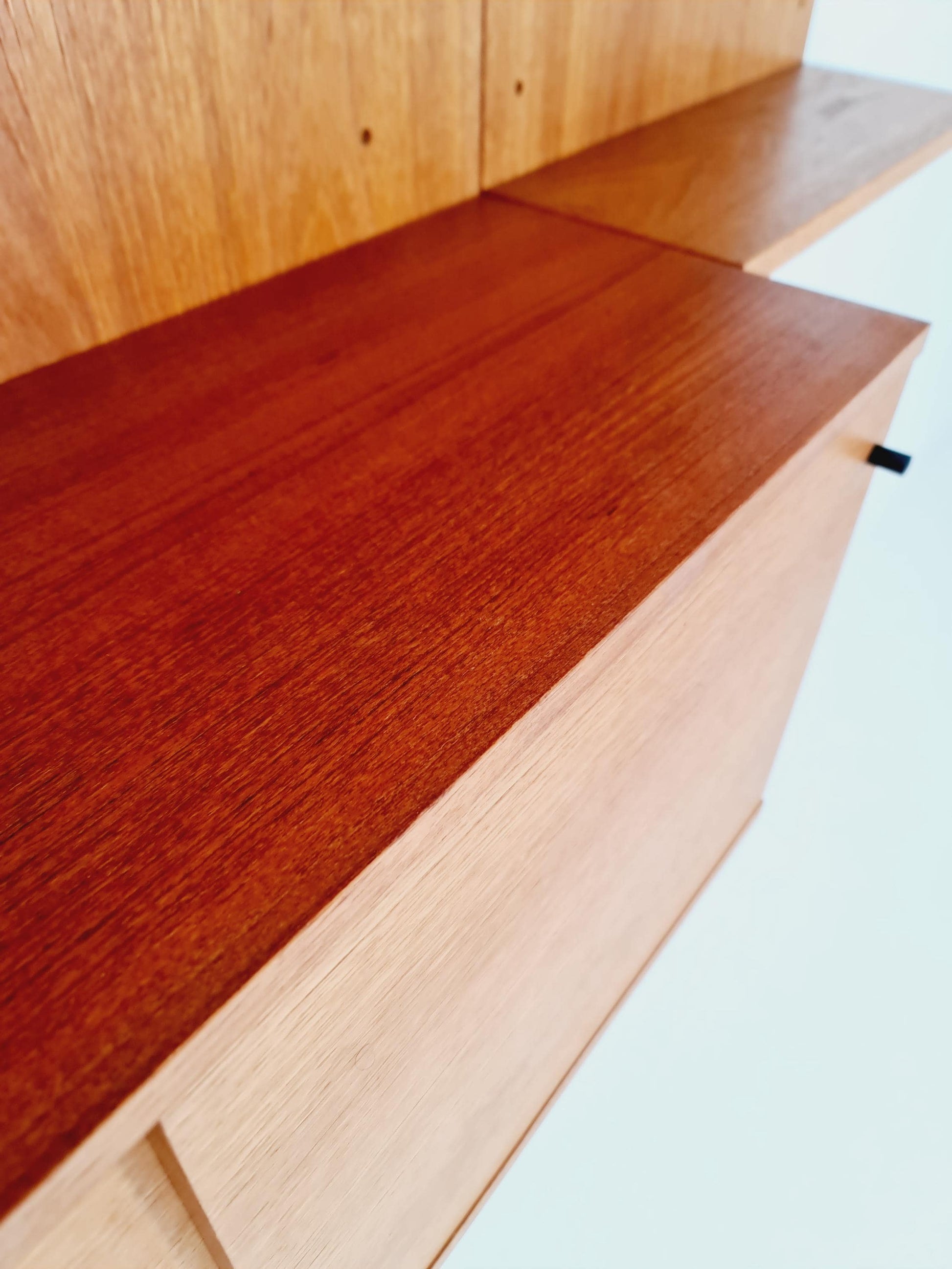 Rare German shelf-system by Günter Renkel for Rego Twen in Teak 1950s