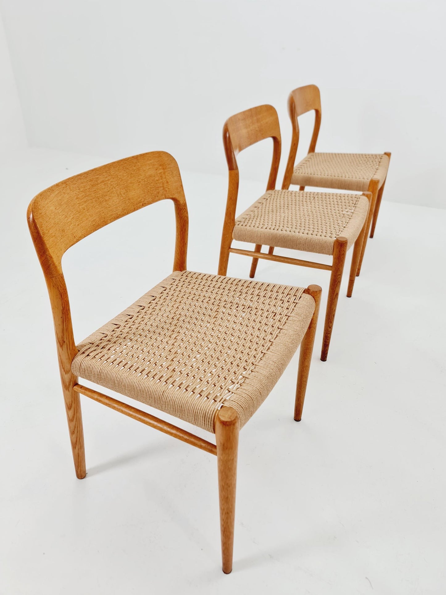 MidCentury Danish Oak Dining Chairs Niels O.Moller, 1960s,Set of 6
