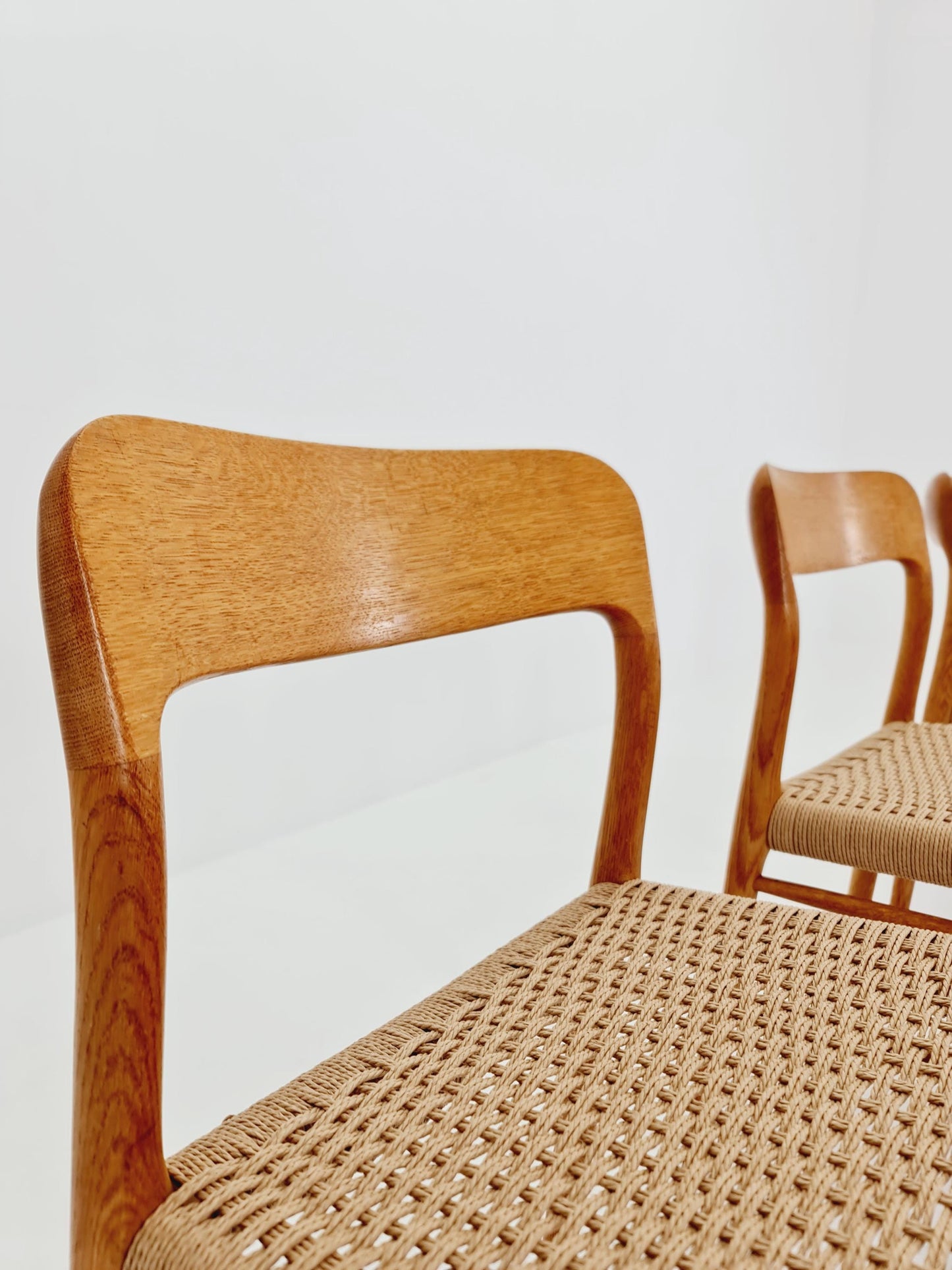 MidCentury Danish Oak Dining Chairs Niels O.Moller, 1960s,Set of 4