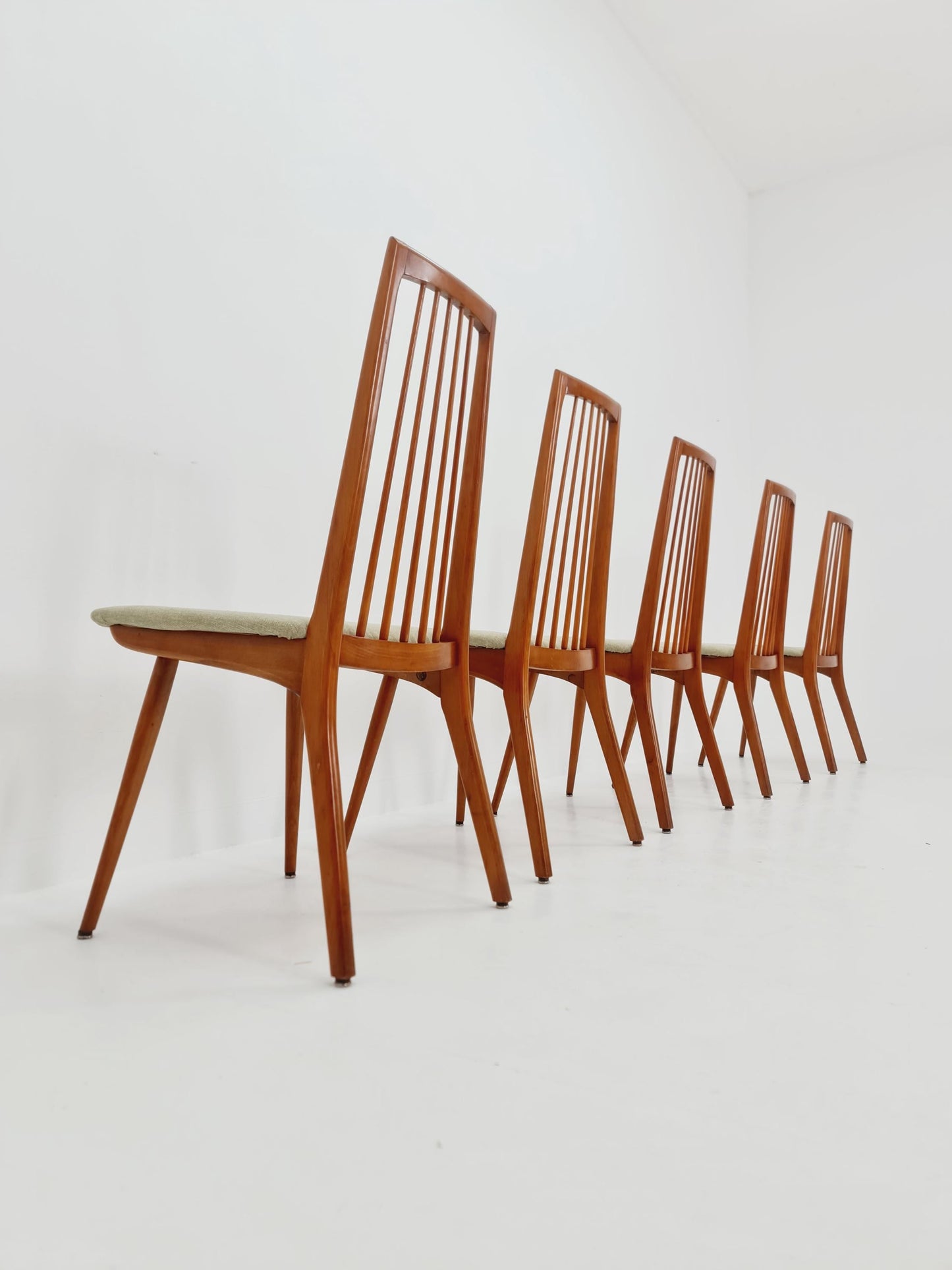 Mid century German Dining Chair by Lübke, 1960s, set of 5