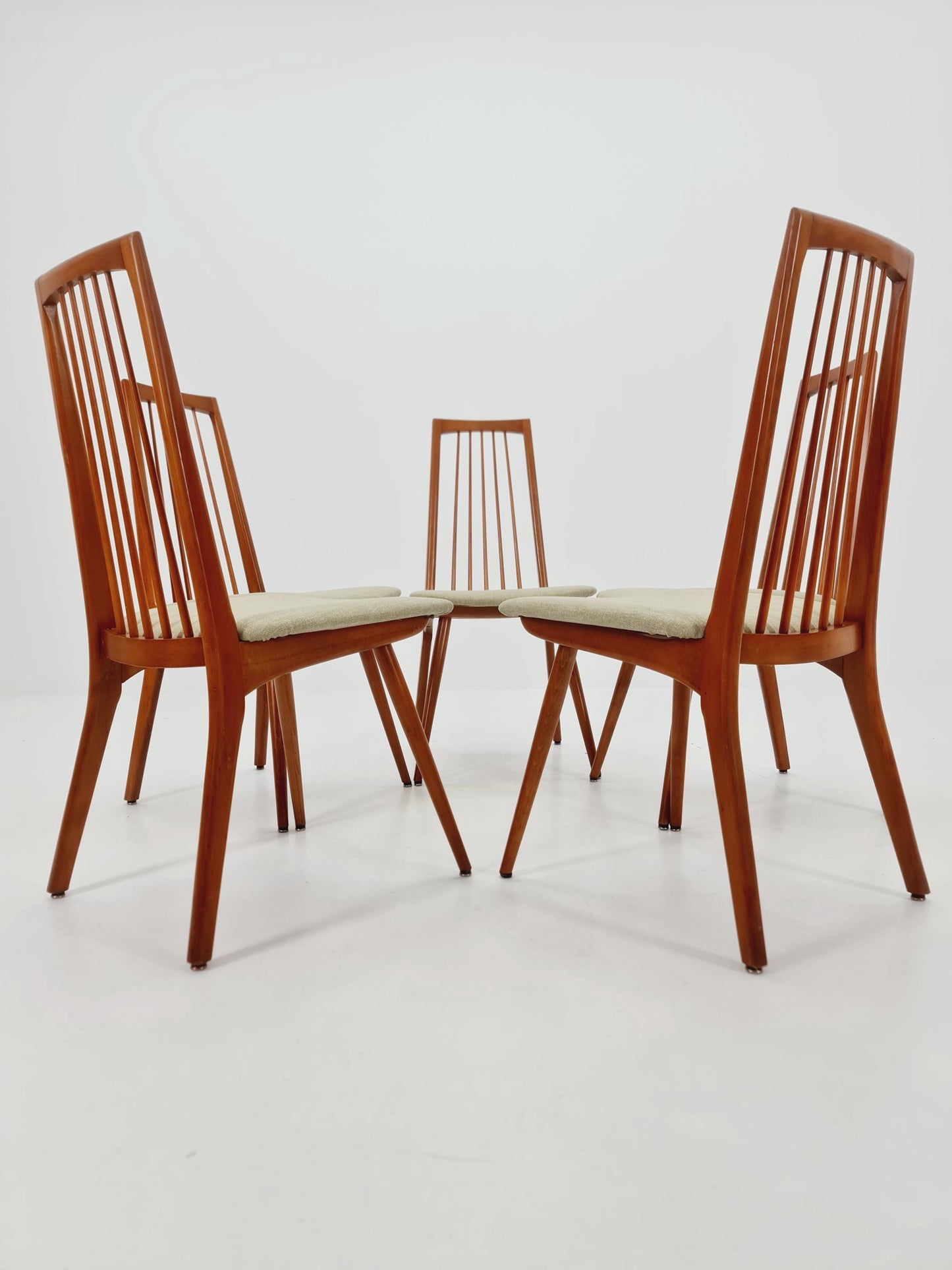 Mid century German Dining Chair by Lübke, 1960s, set of 5