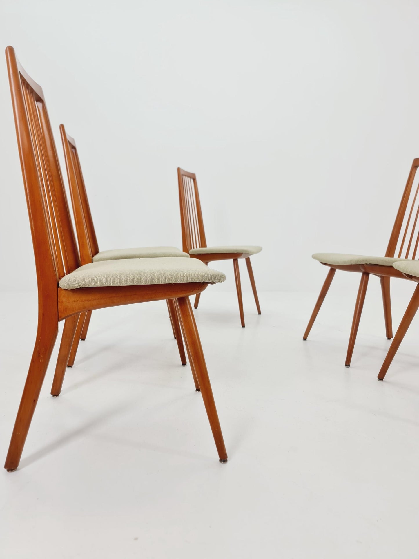 Mid century German Dining Chair by Lübke, 1960s, set of 5