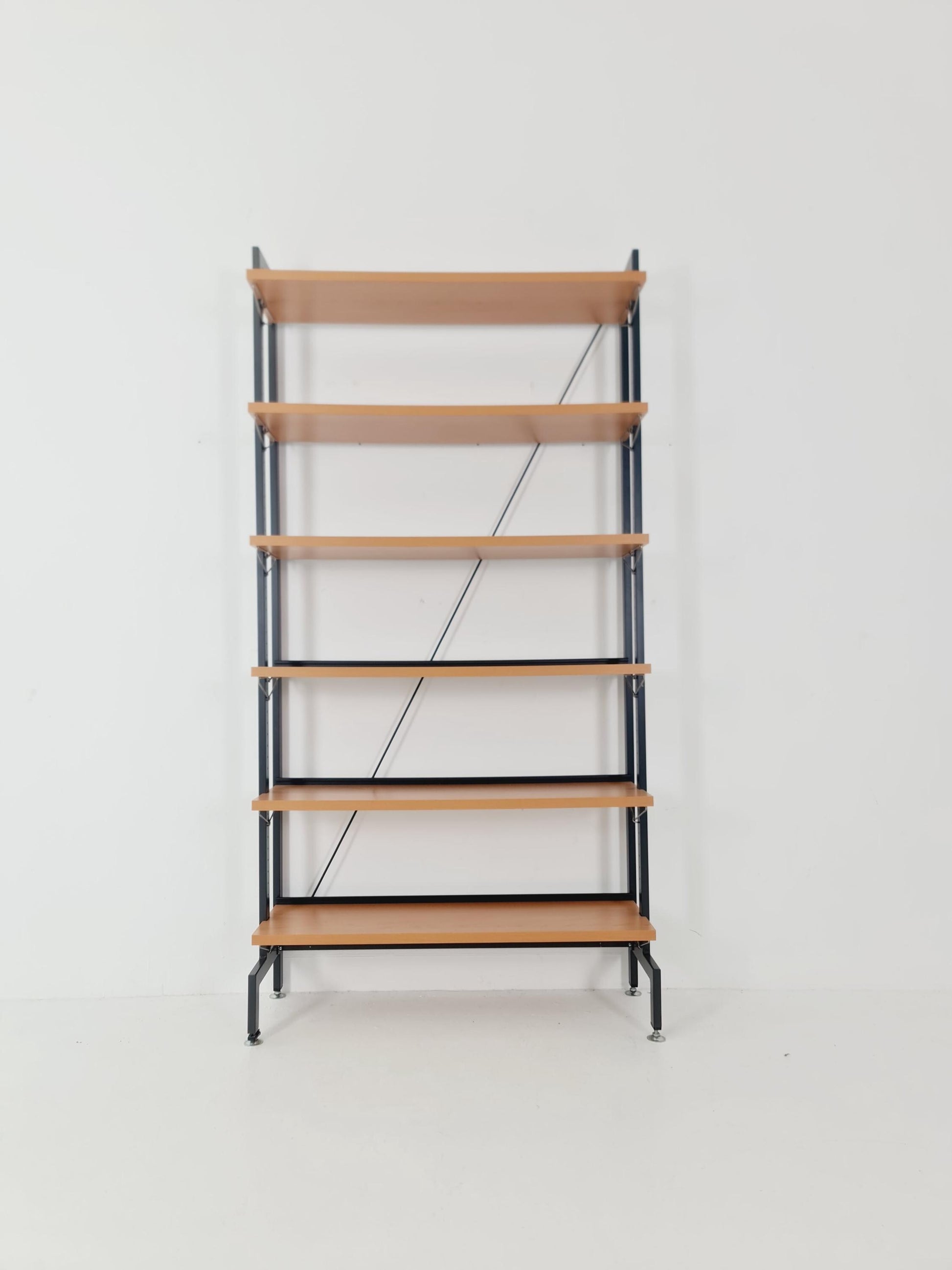 Vintage String shelf system formica & metal Olof Pira Sweden, 1990s