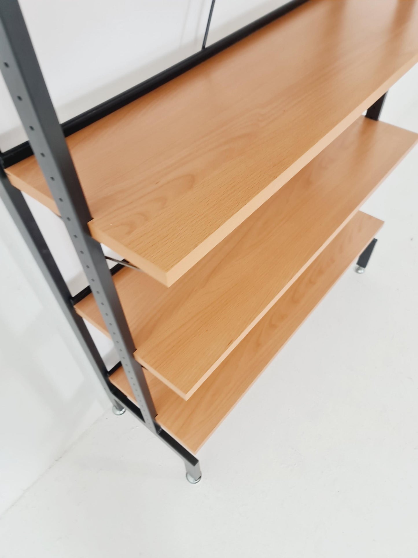 Vintage String shelf system formica & metal Olof Pira Sweden, 1990s