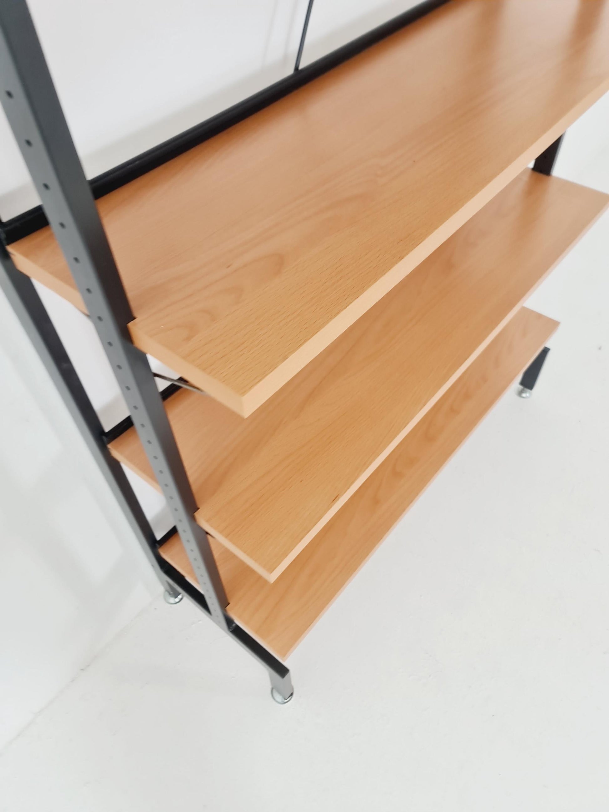 Vintage String shelf system formica & metal Olof Pira Sweden, 1990s