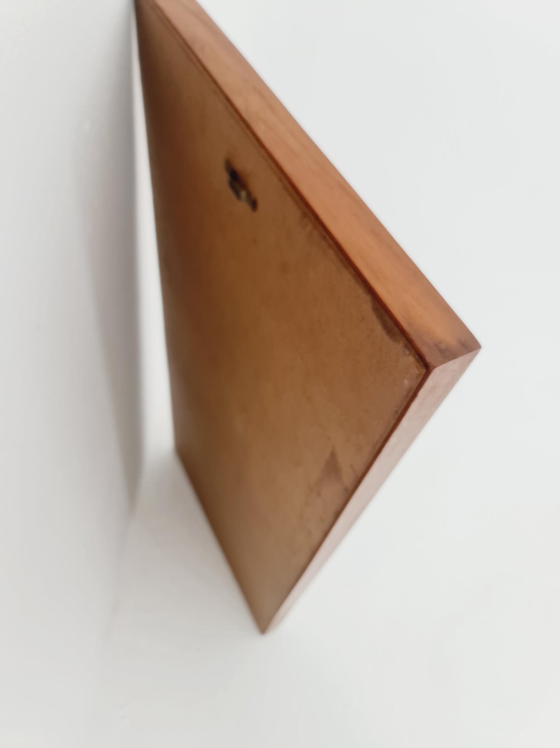 Teak Danish mid-century Modern wall-mounted mirror, 1960s