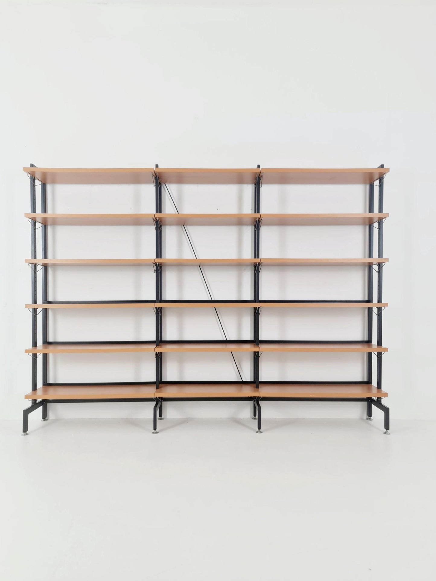 Vintage String shelf system formica & metal Olof Pira Sweden, 1990s