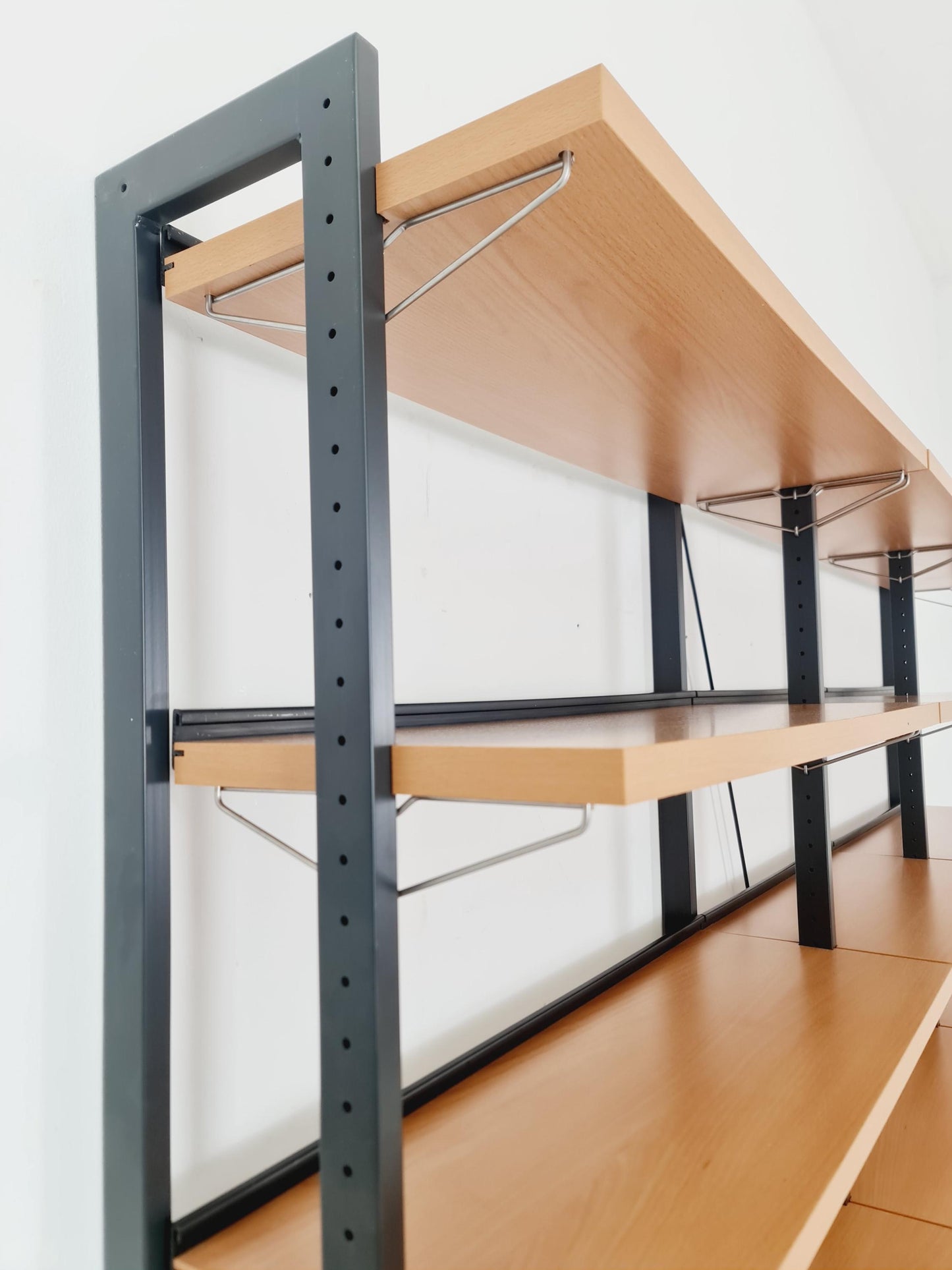 Vintage String shelf system formica & metal Olof Pira Sweden, 1990s