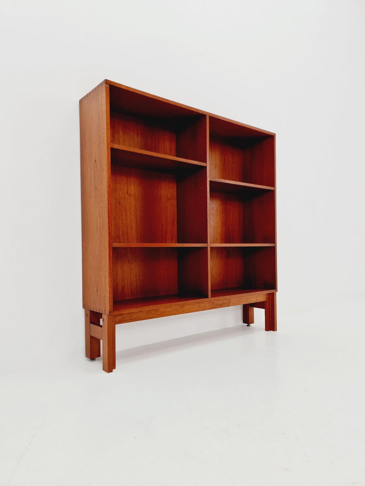 Vintage teak danish book case By Bräntorps Fiesta library , 1960s