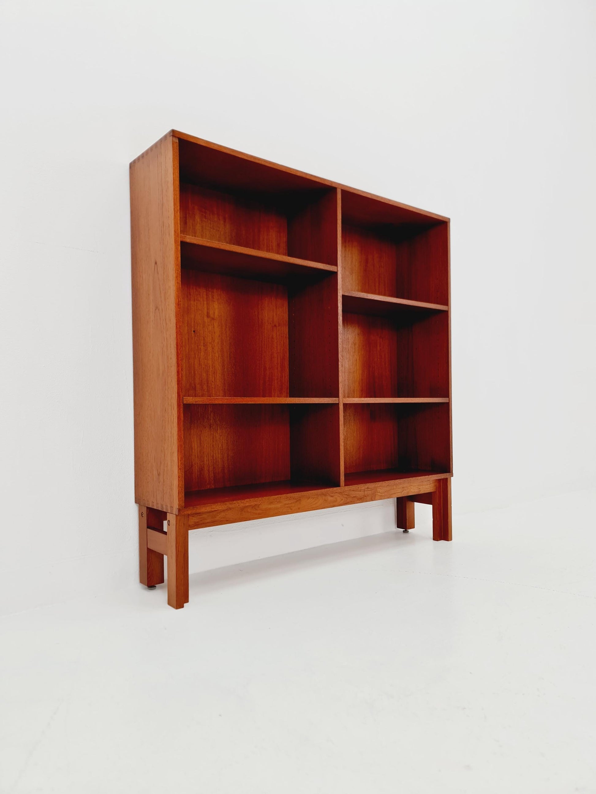 Vintage teak danish book case By Bräntorps Fiesta library , 1960s