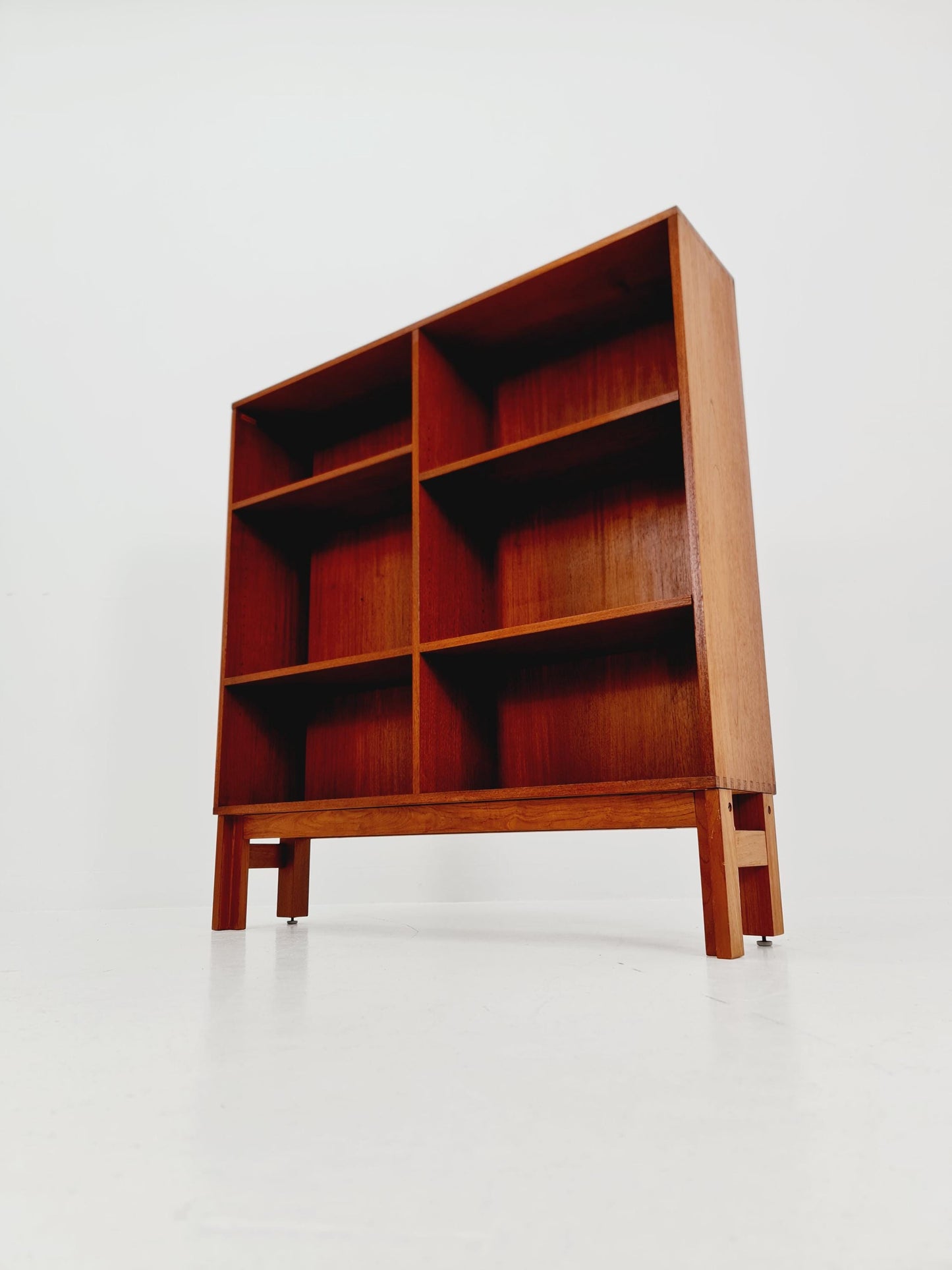 Vintage teak danish book case By Bräntorps Fiesta library , 1960s