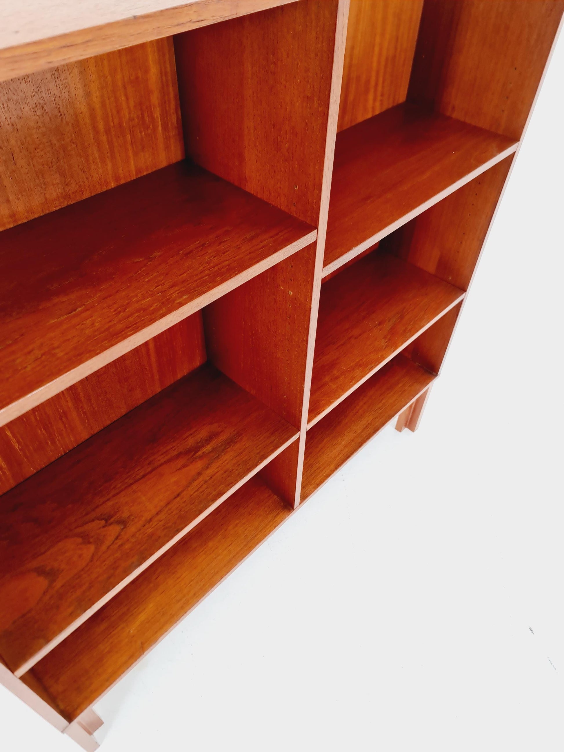 Vintage teak danish book case By Bräntorps Fiesta library , 1960s